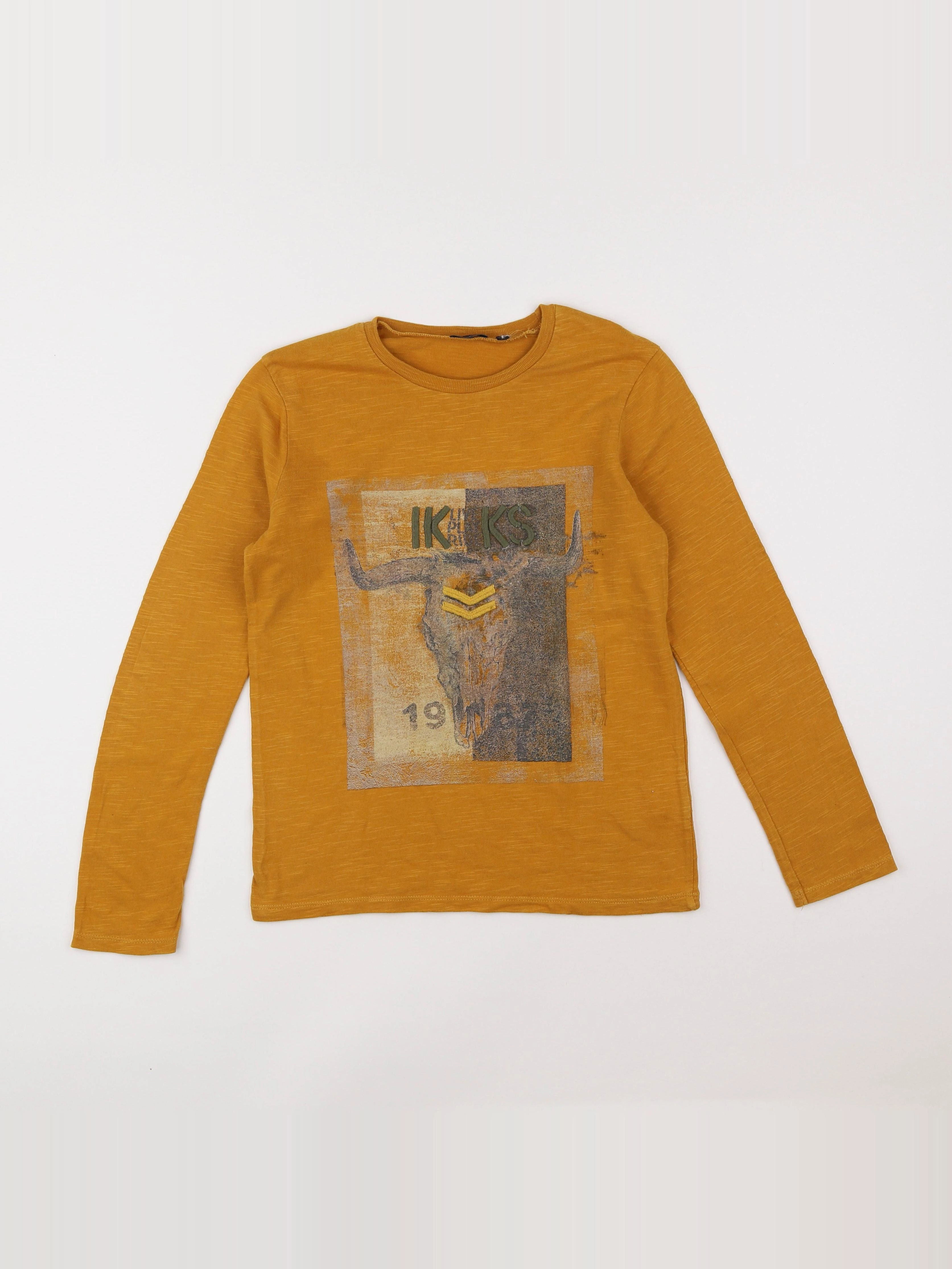 IKKS - tee-shirt orange - 10 ans