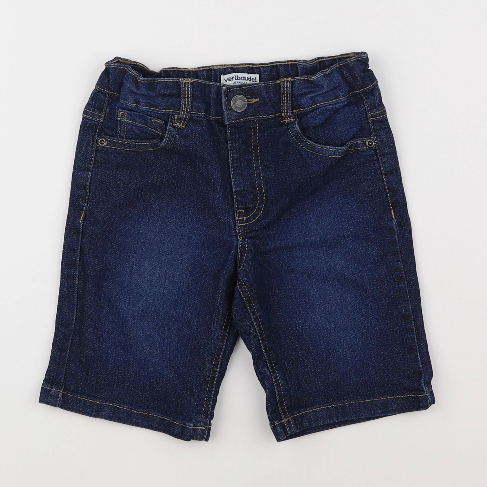 Vertbaudet - short bleu - 6 ans