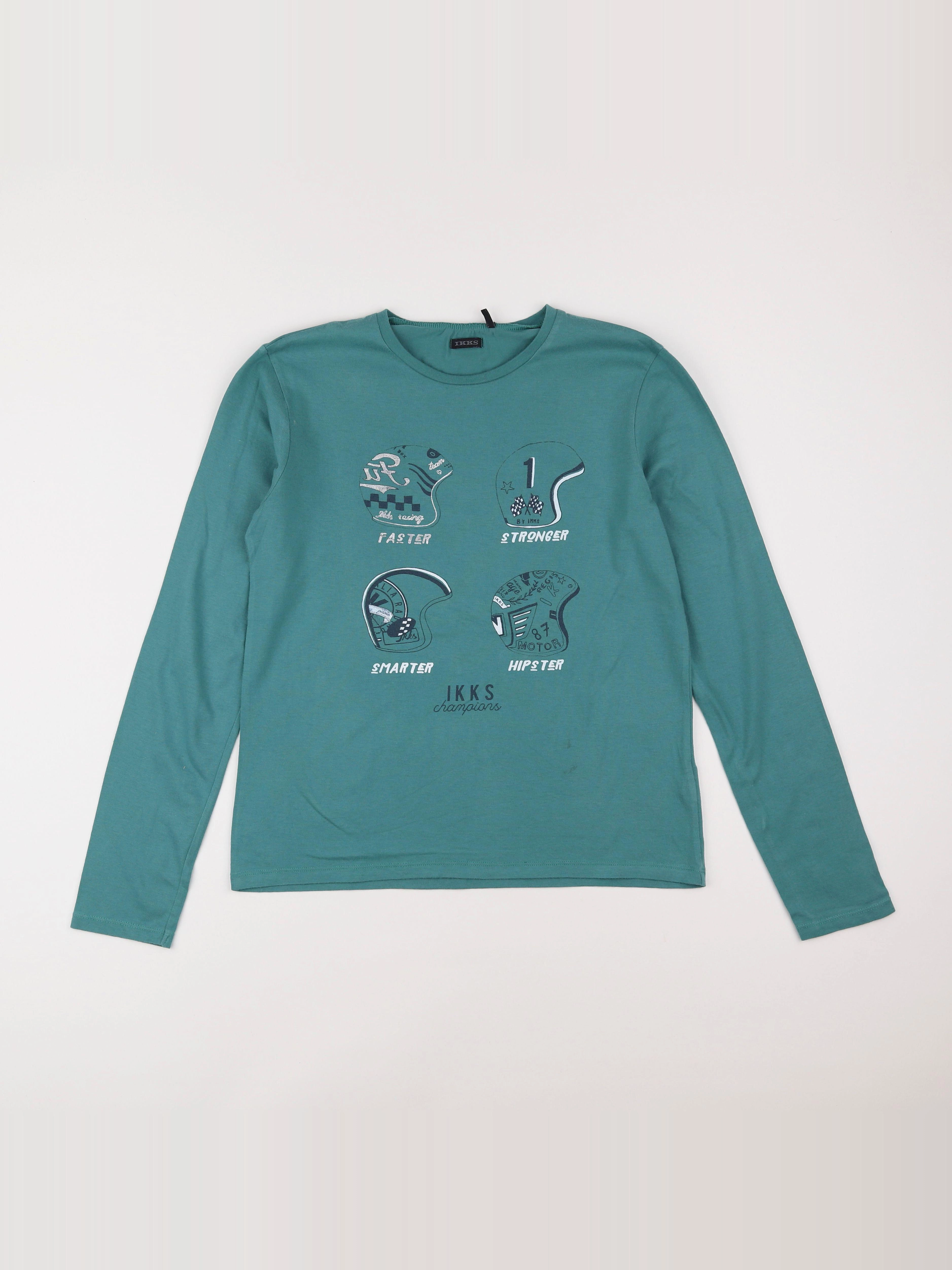 IKKS - tee-shirt vert - 14 ans