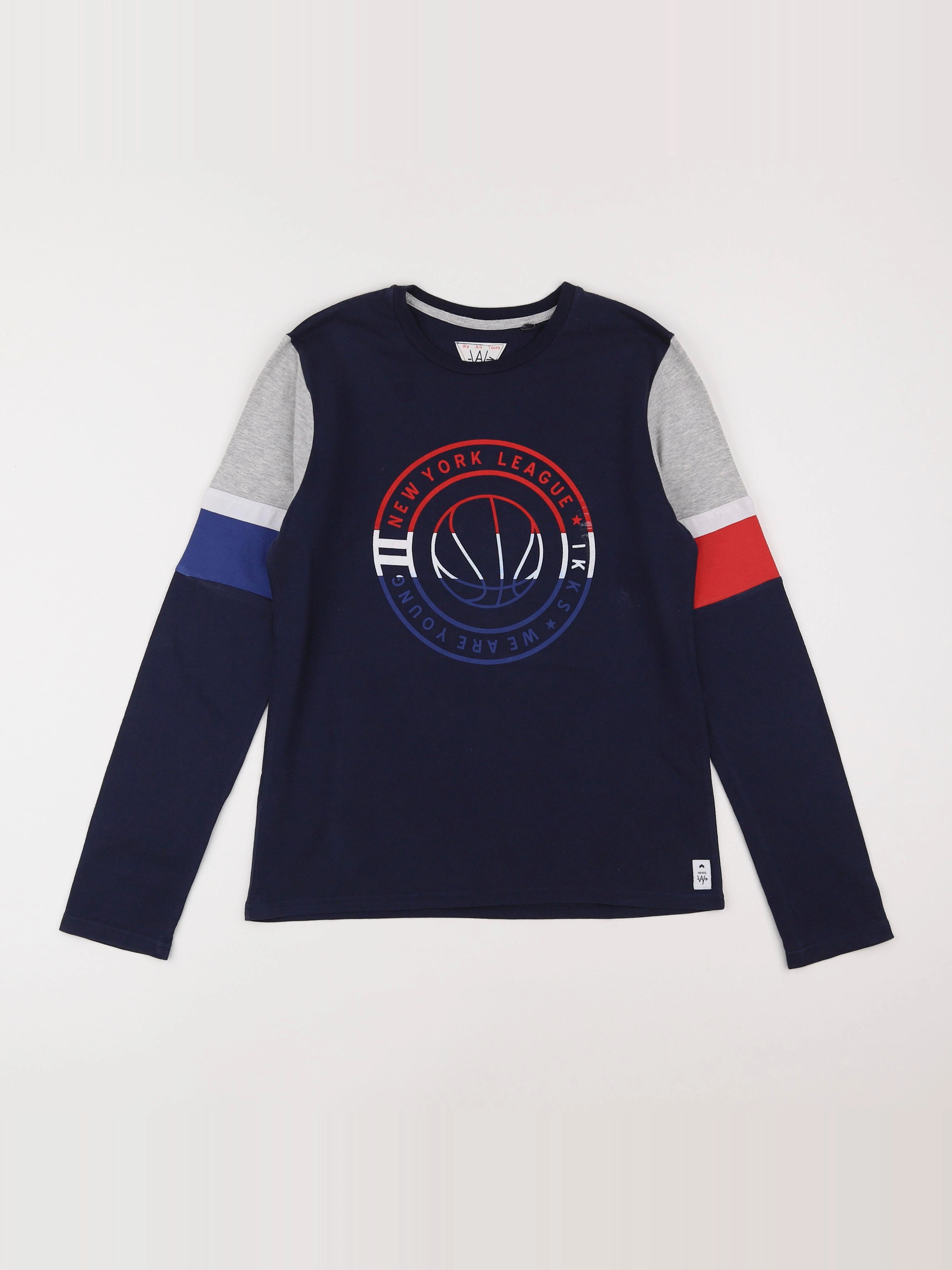 IKKS - tee-shirt bleu - 12 ans