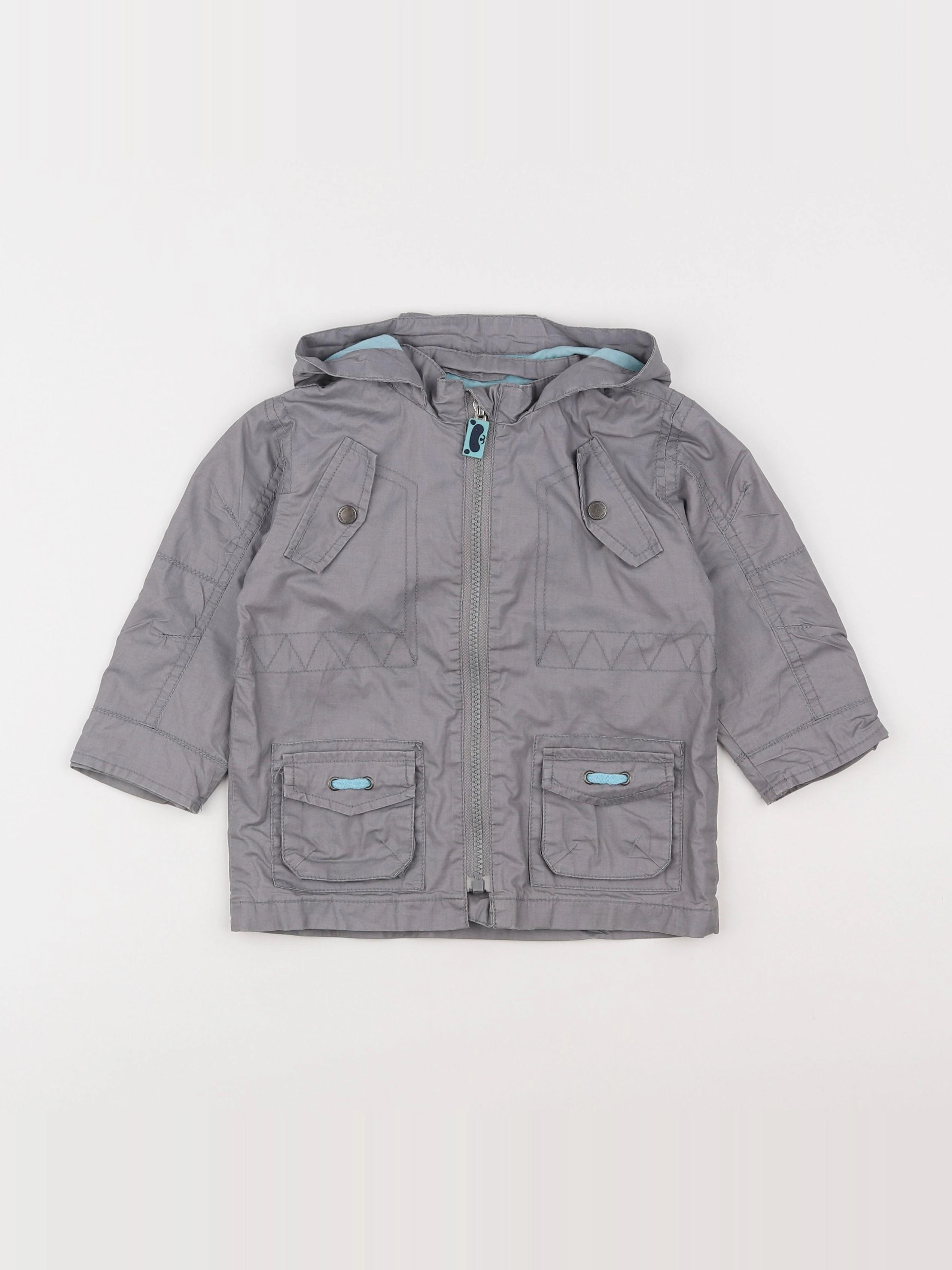 Vertbaudet - veste gris - 2 ans