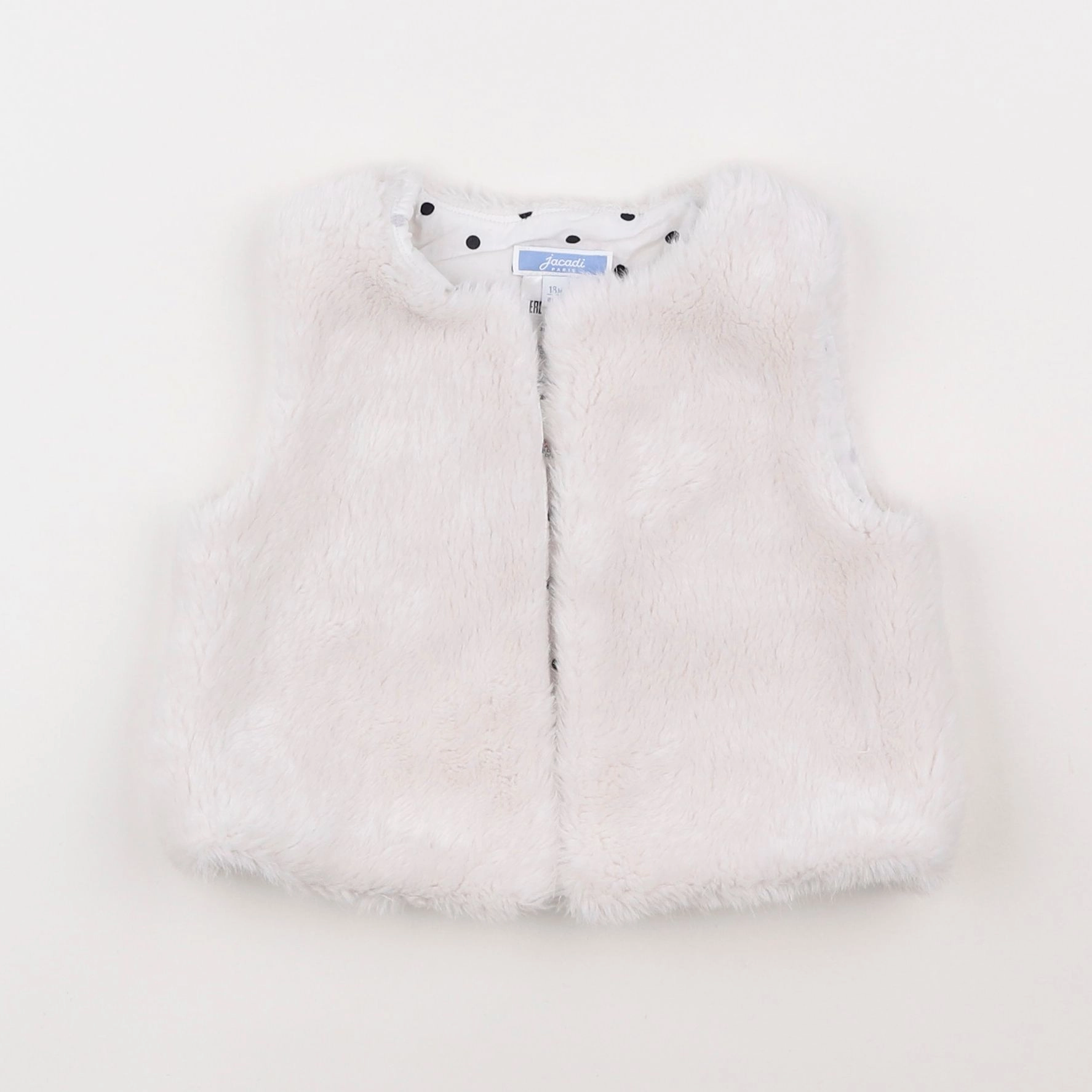 Jacadi - gilet blanc - 18 mois