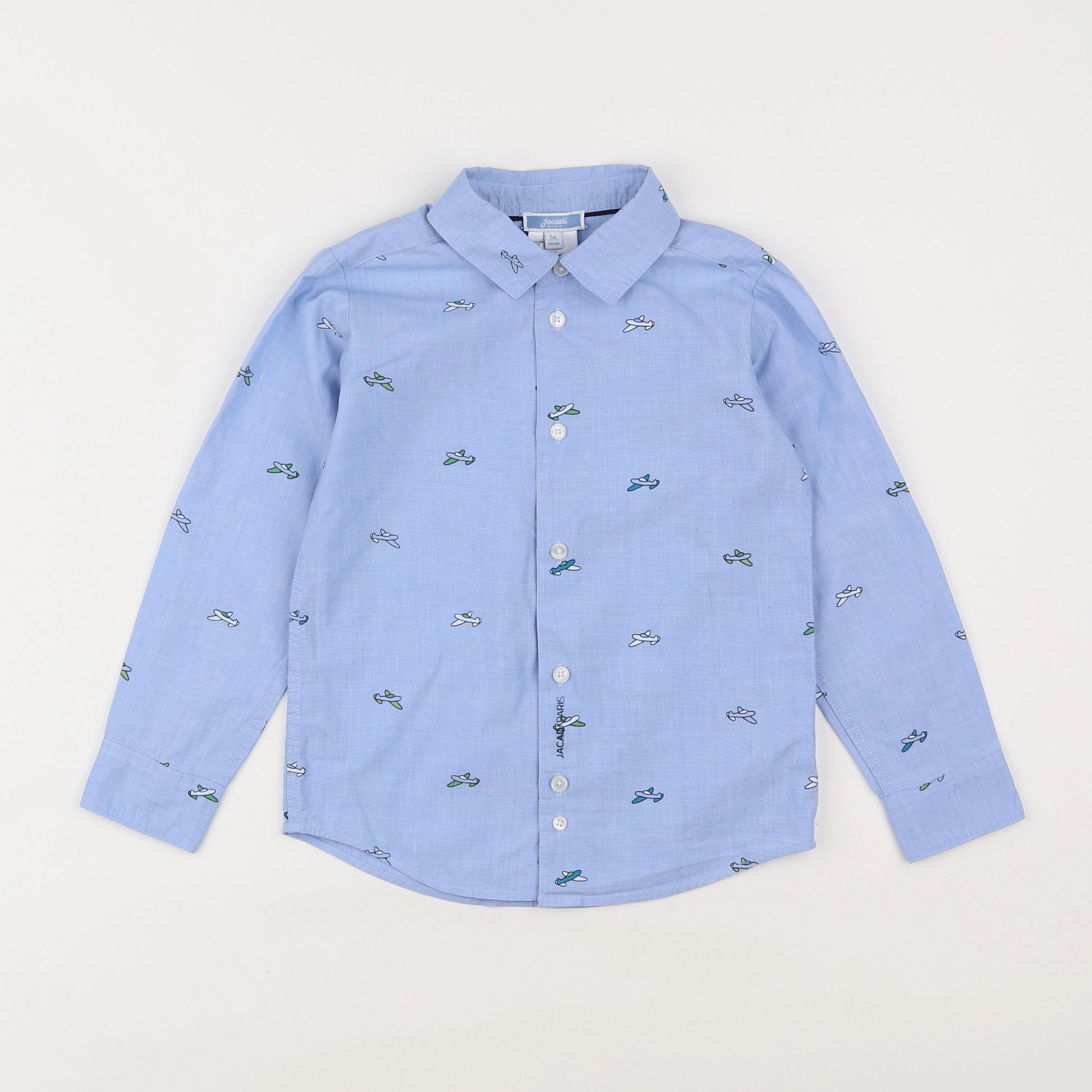 Jacadi - chemise bleu - 5 ans