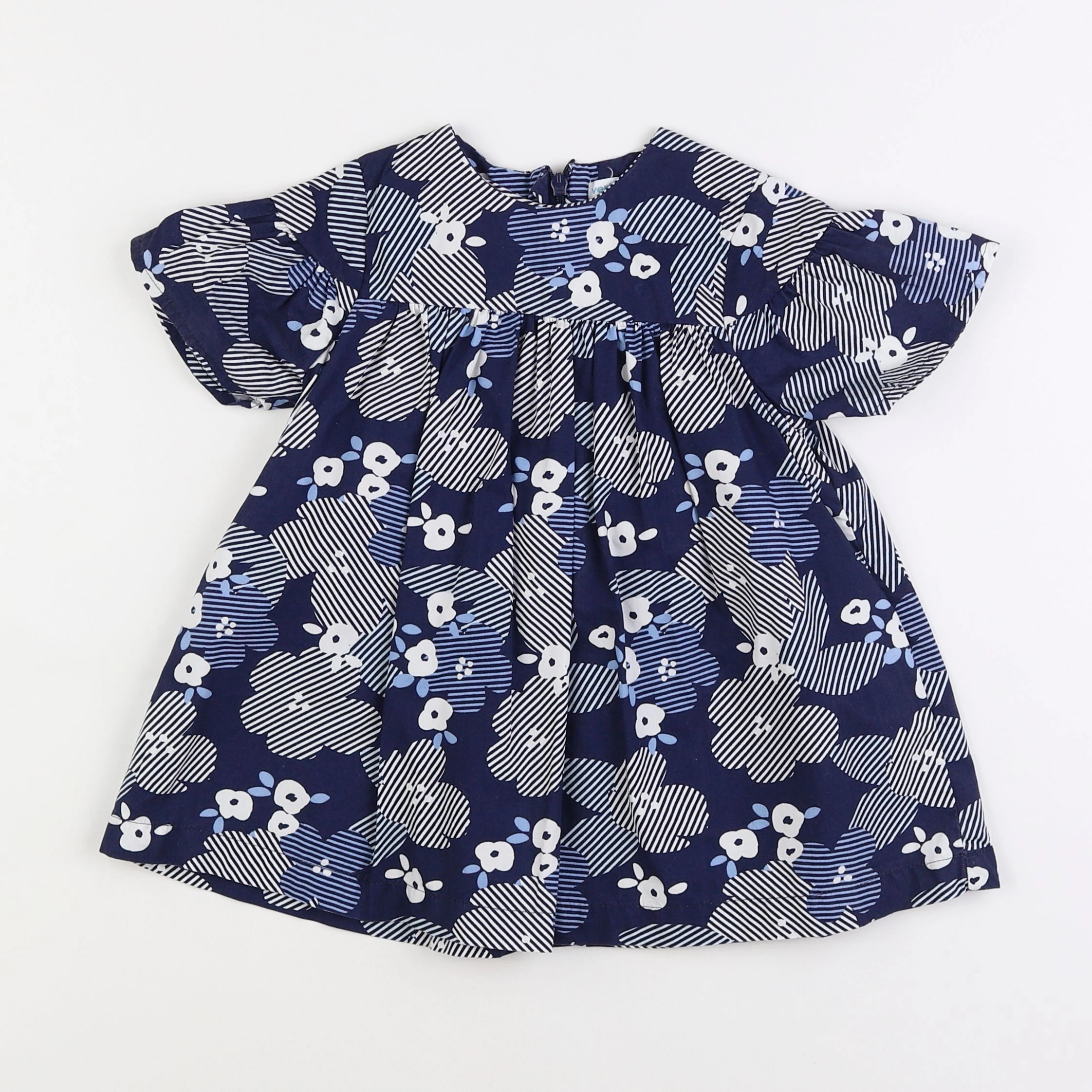 Vertbaudet - robe bleu - 2 ans