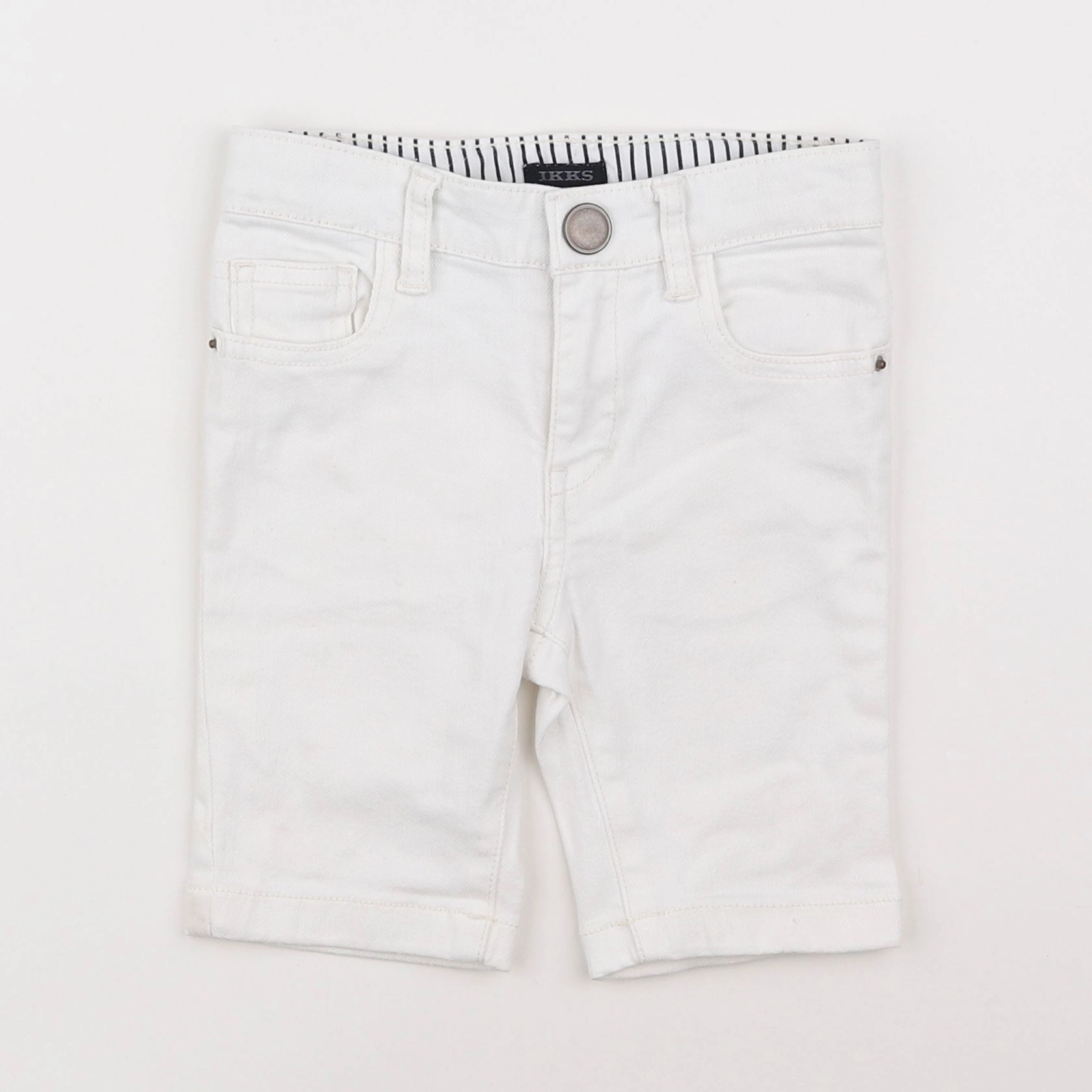 IKKS - short blanc - 3 ans