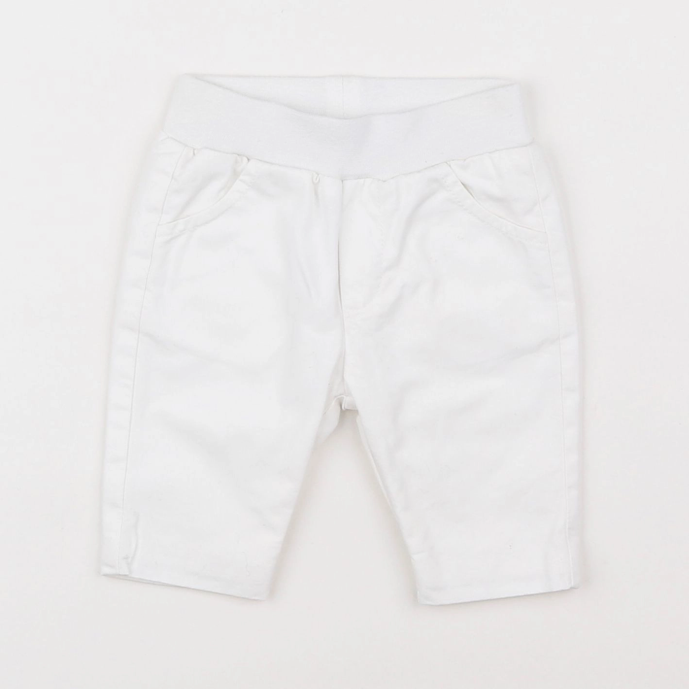 Jacadi - pantalon doublé blanc - 1 mois