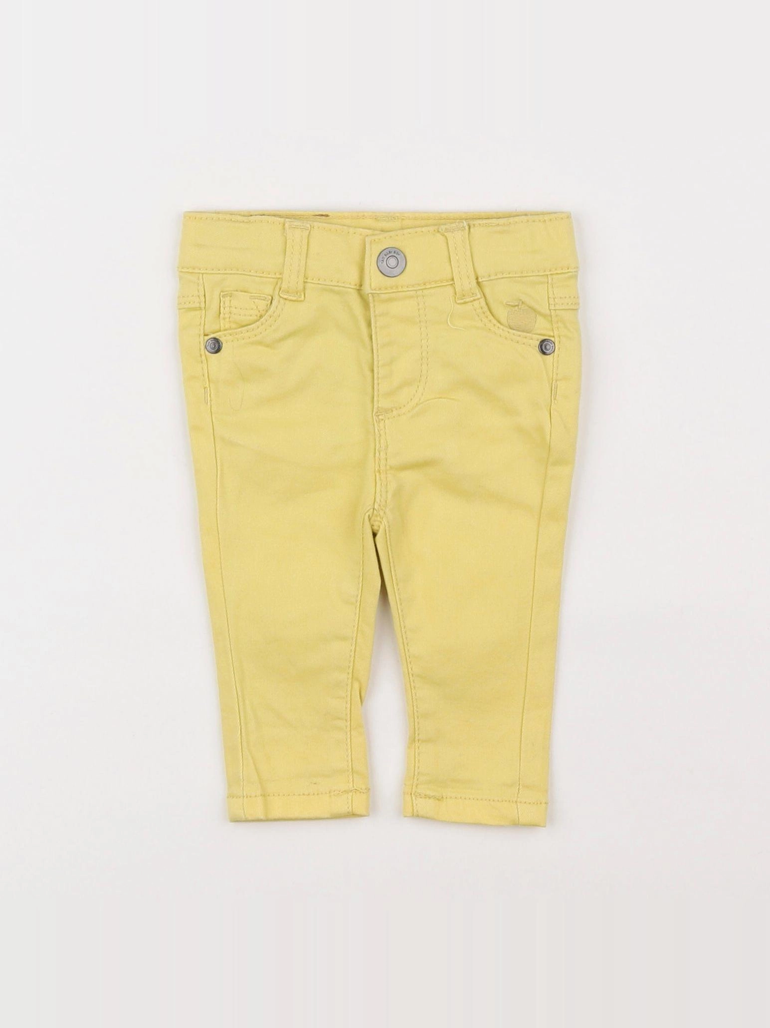 Tape à l'oeil - pantalon jaune - 3 mois