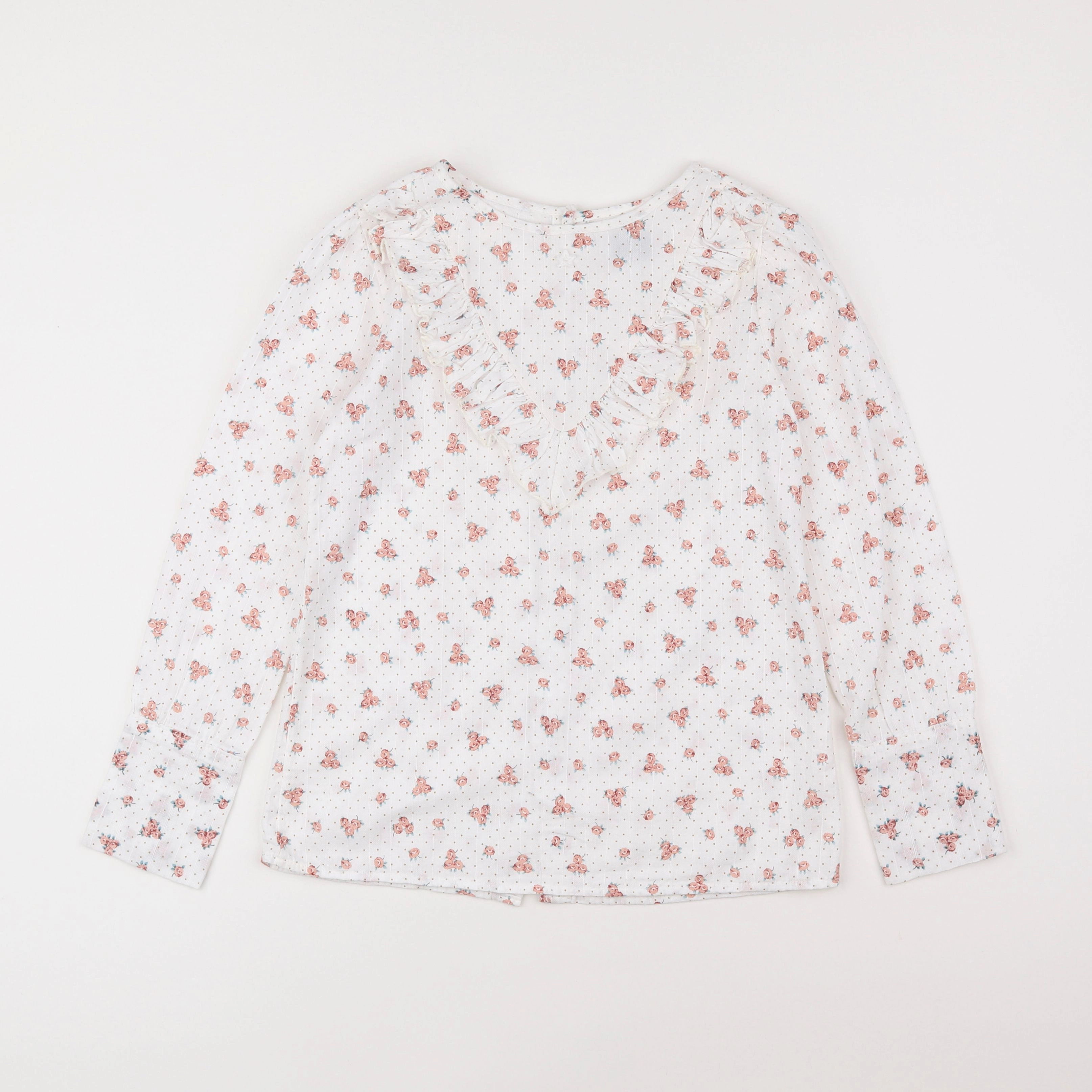 Tocoto vintage - blouse blanc - 10 ans