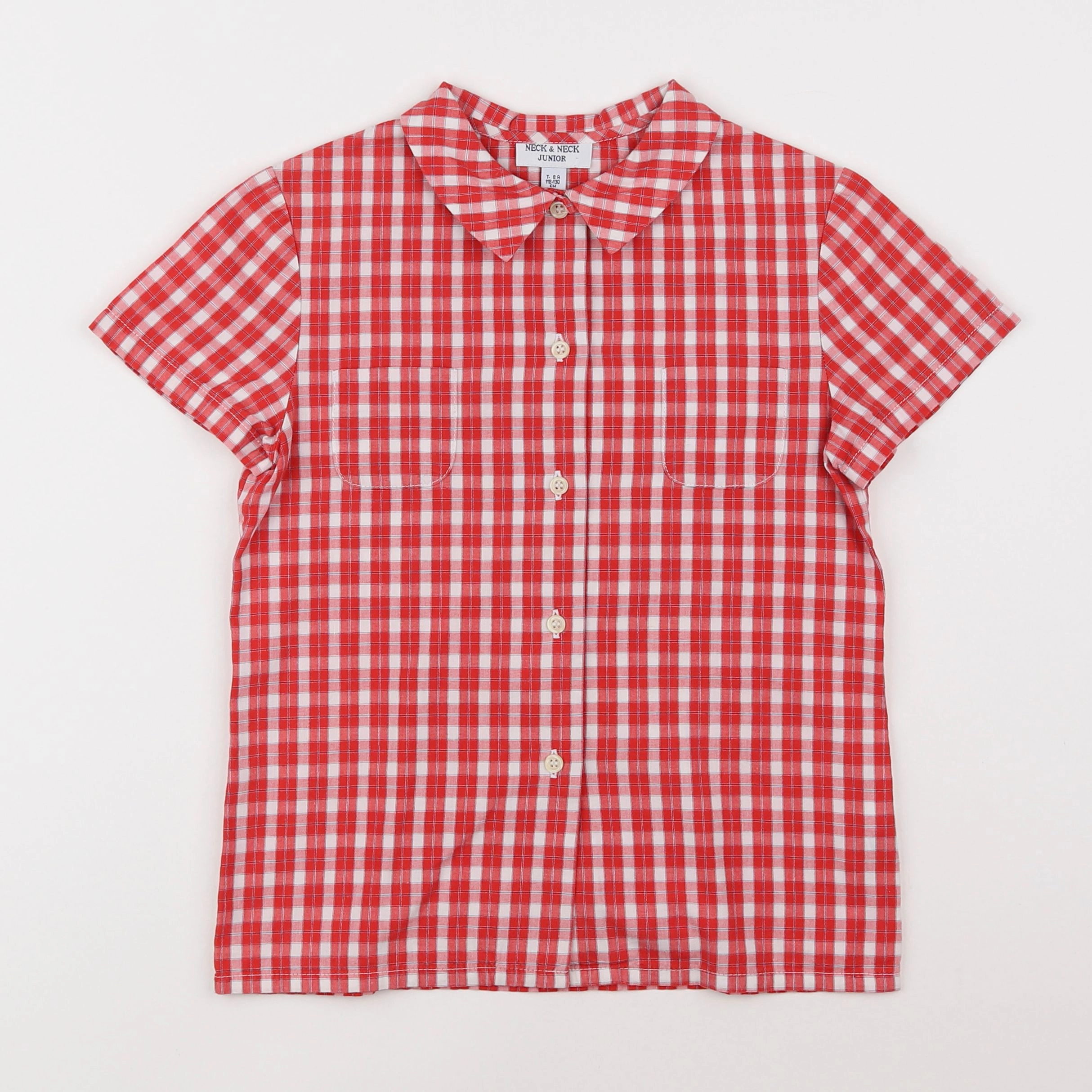 Neck & Neck - polo rouge - 8 ans