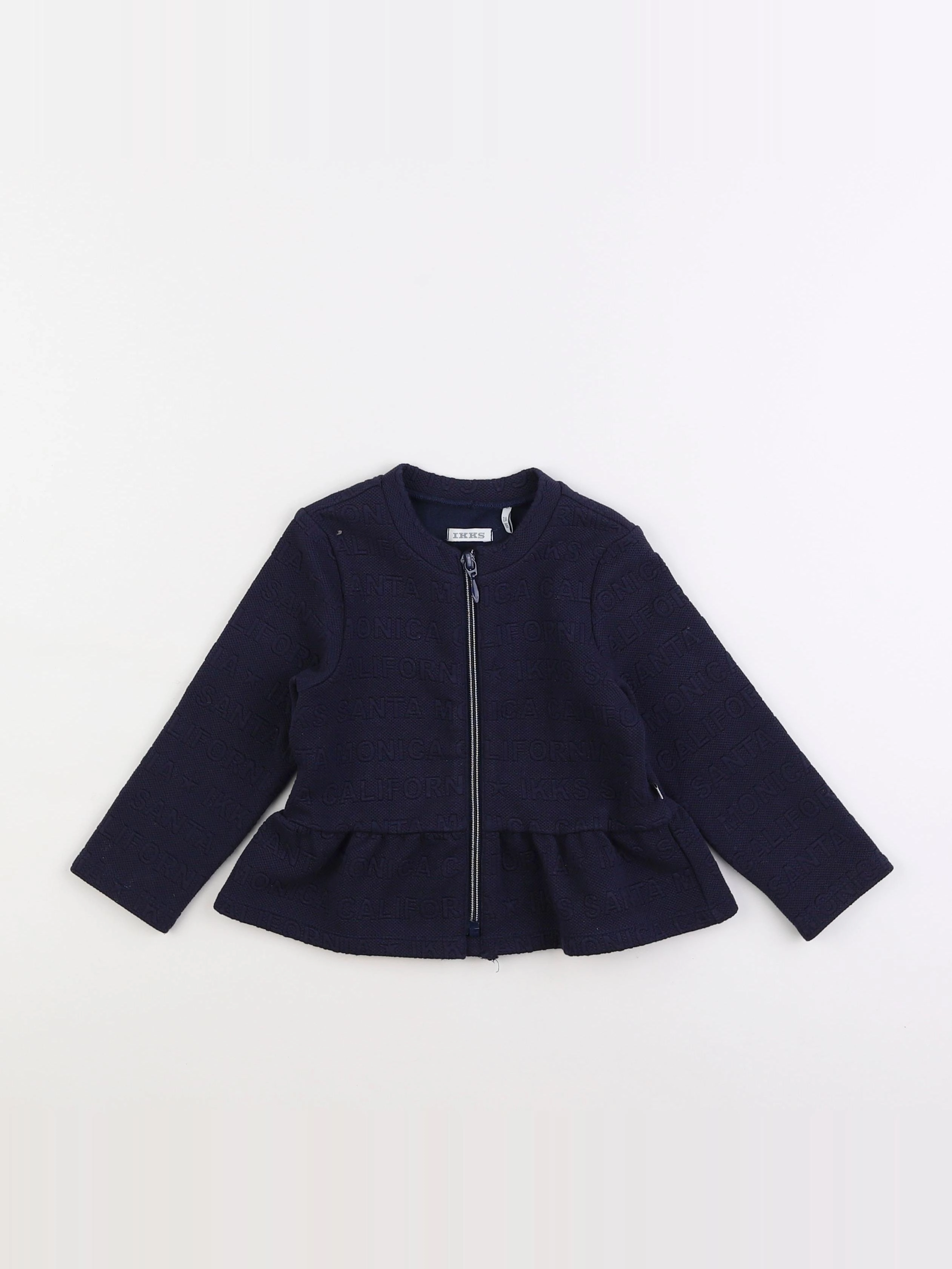 IKKS - veste bleu - 2 ans