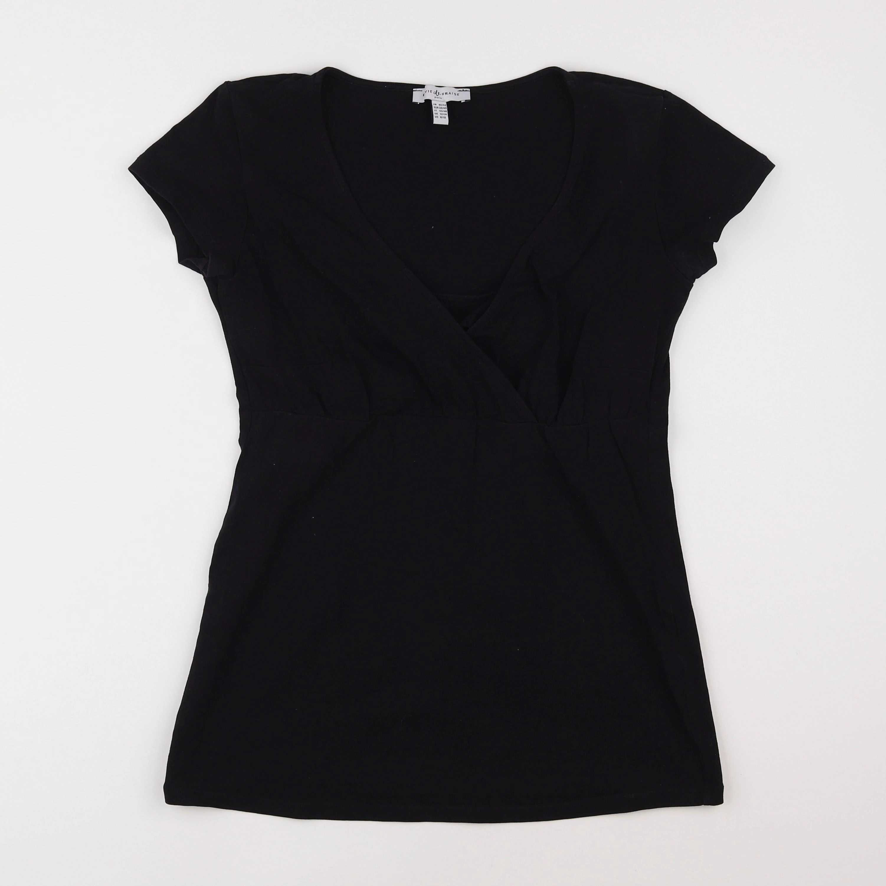 Envie de fraise - tee-shirt grossesse noir - 42