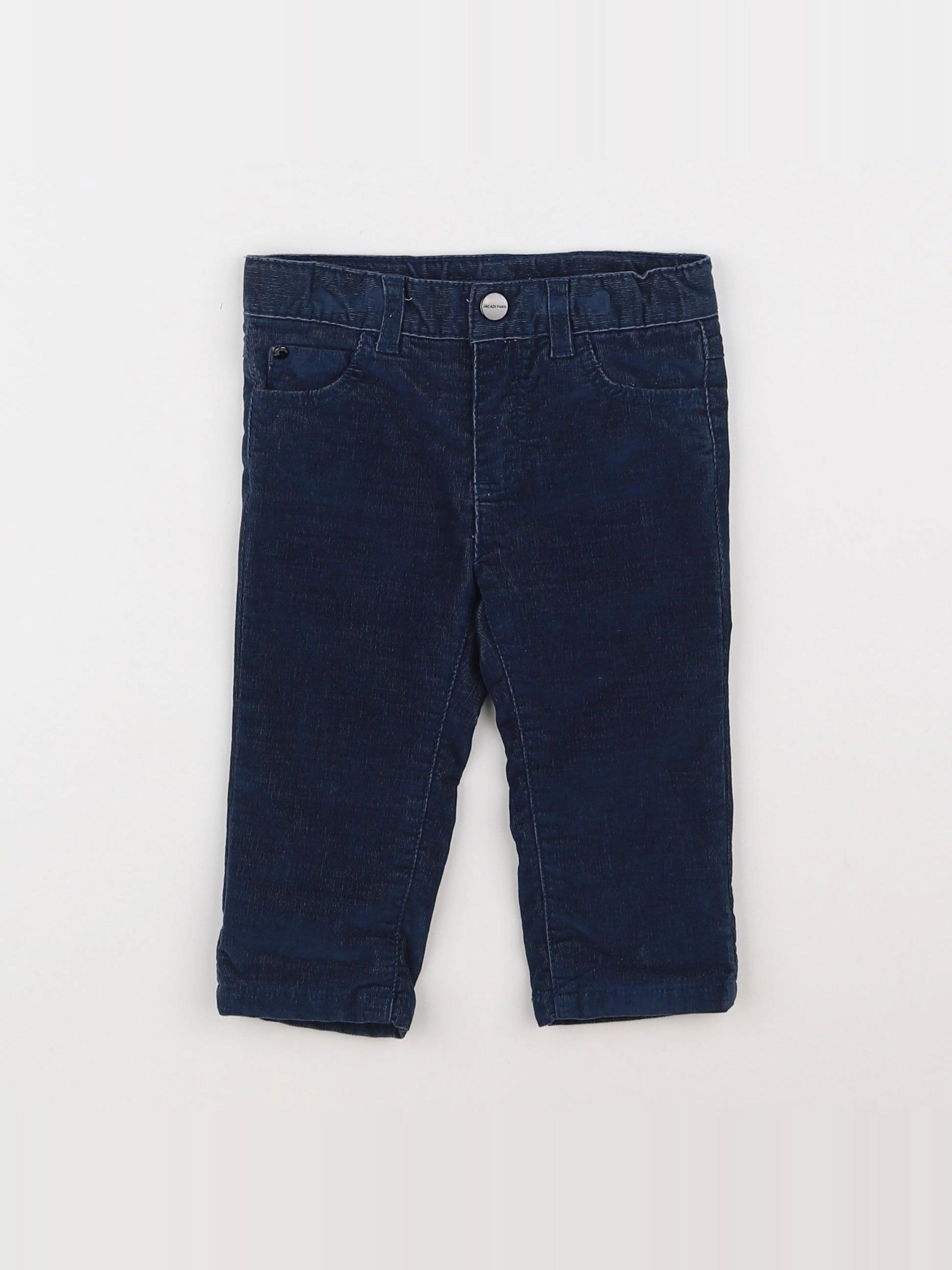 Jacadi - pantalon bleu - 12 mois