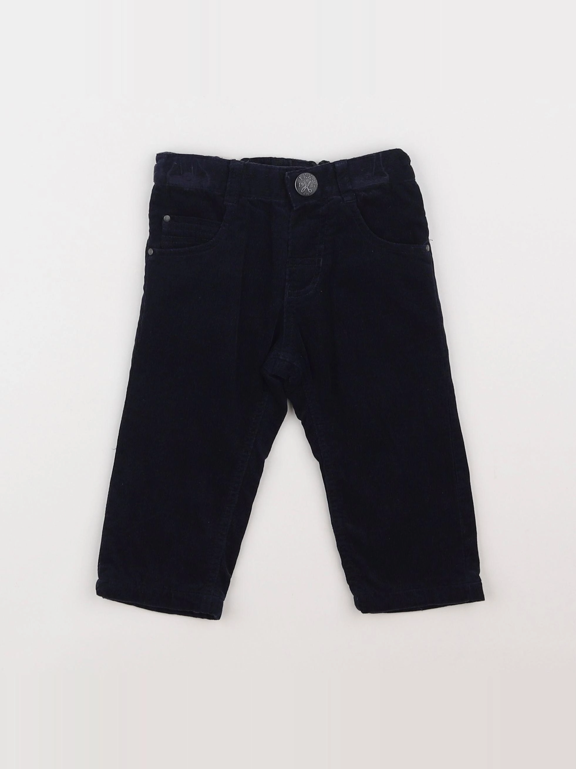IKKS - pantalon bleu - 6 mois