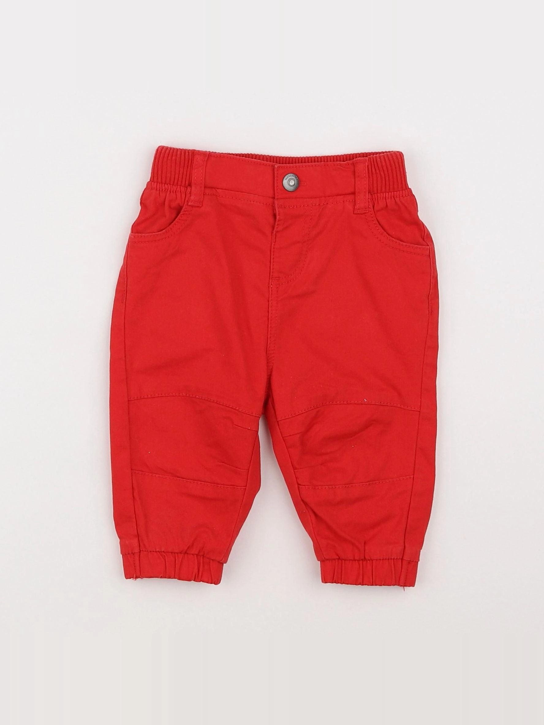 Tape à l'oeil - pantalon rouge - 6 mois