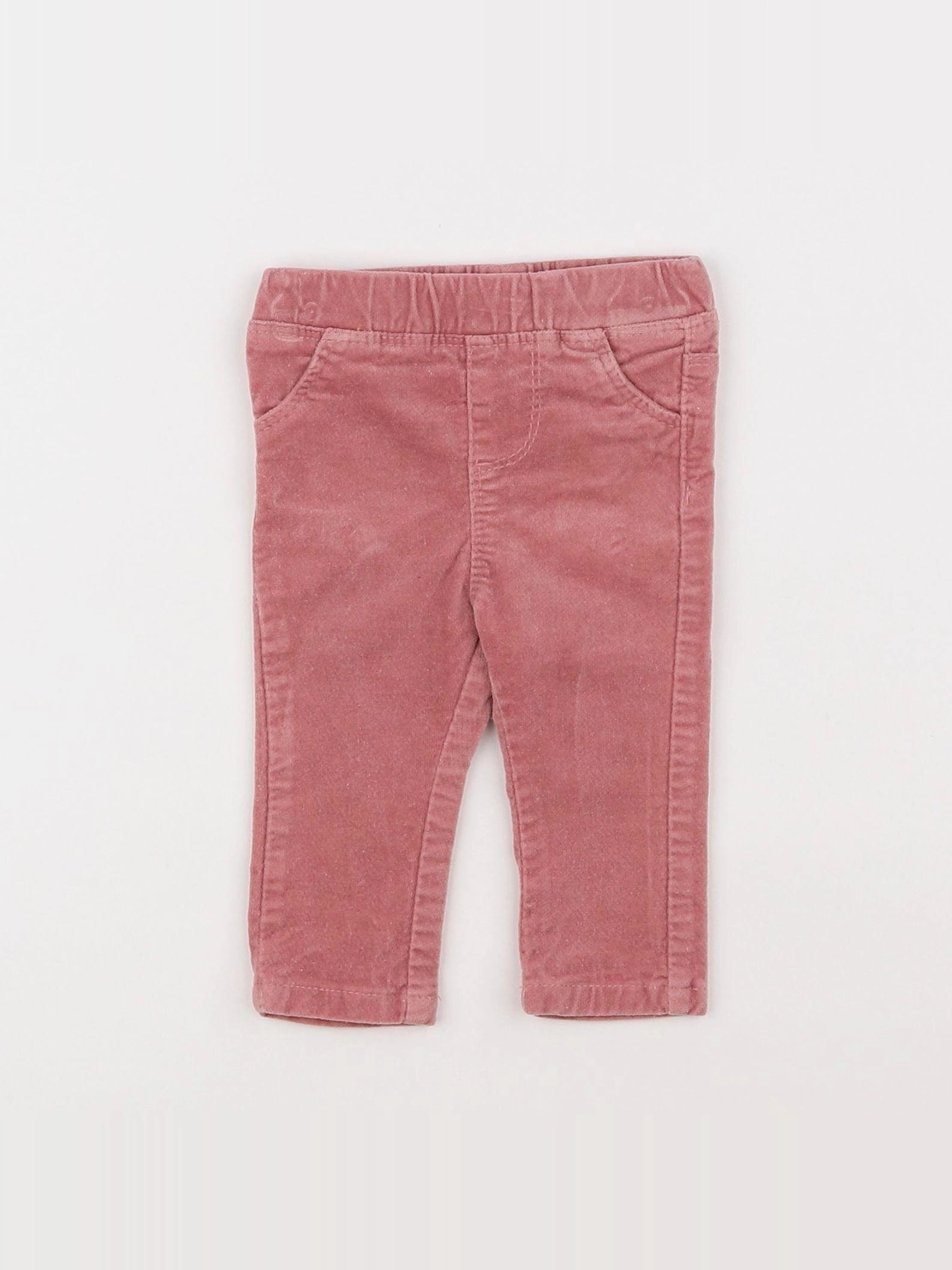 Vertbaudet - pantalon rose - 1 mois
