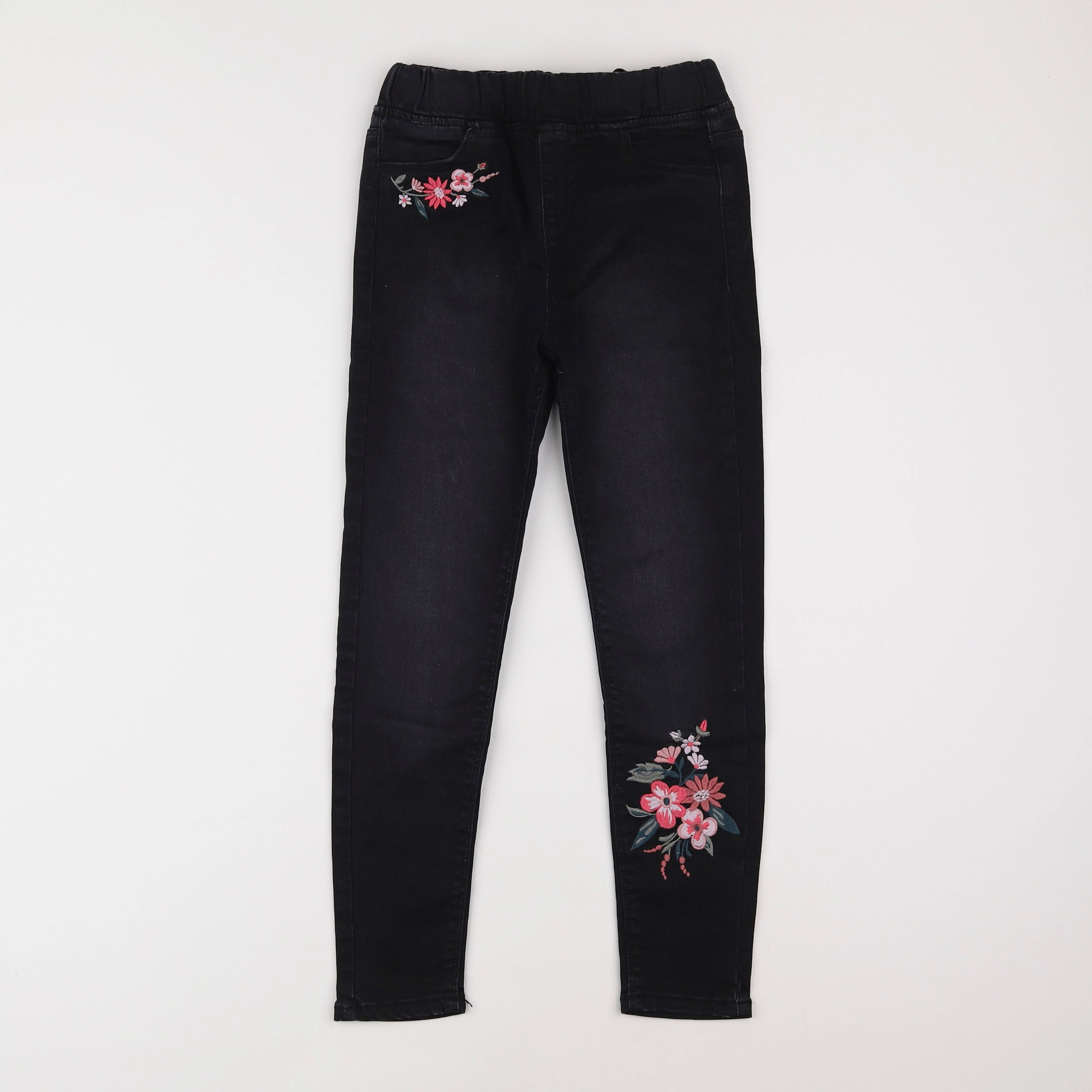 Vertbaudet - jegging noir - 9 ans