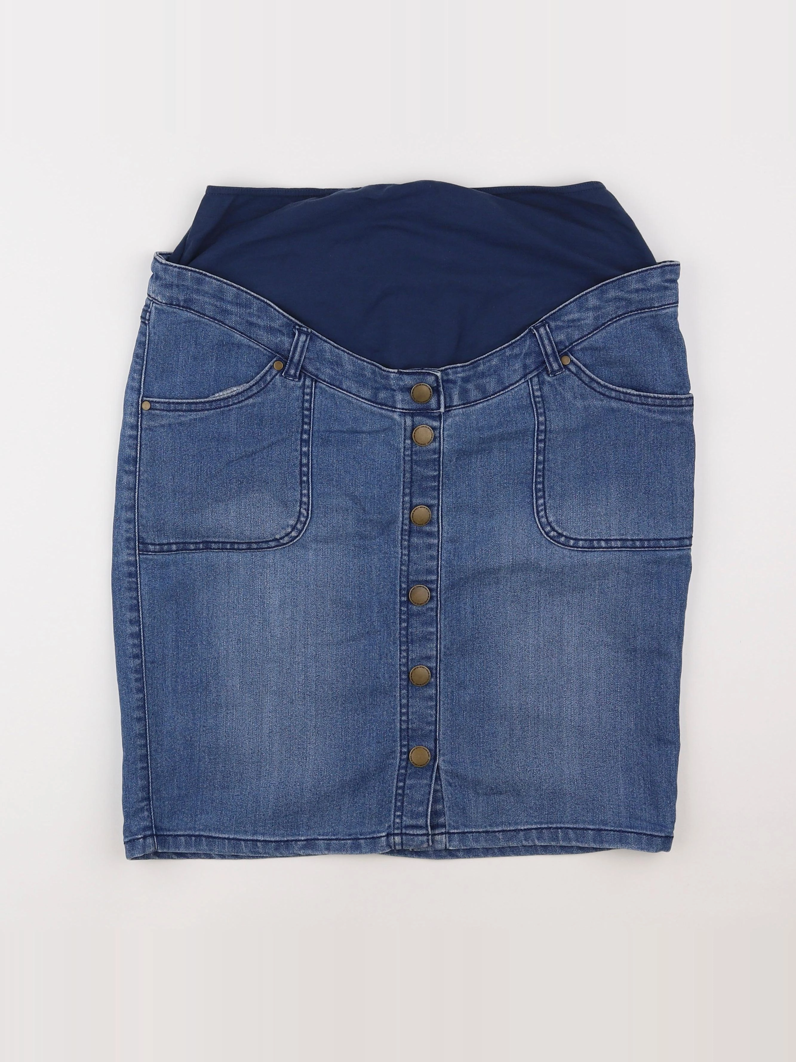 Kiabi - jupe grossesse bleu - 40