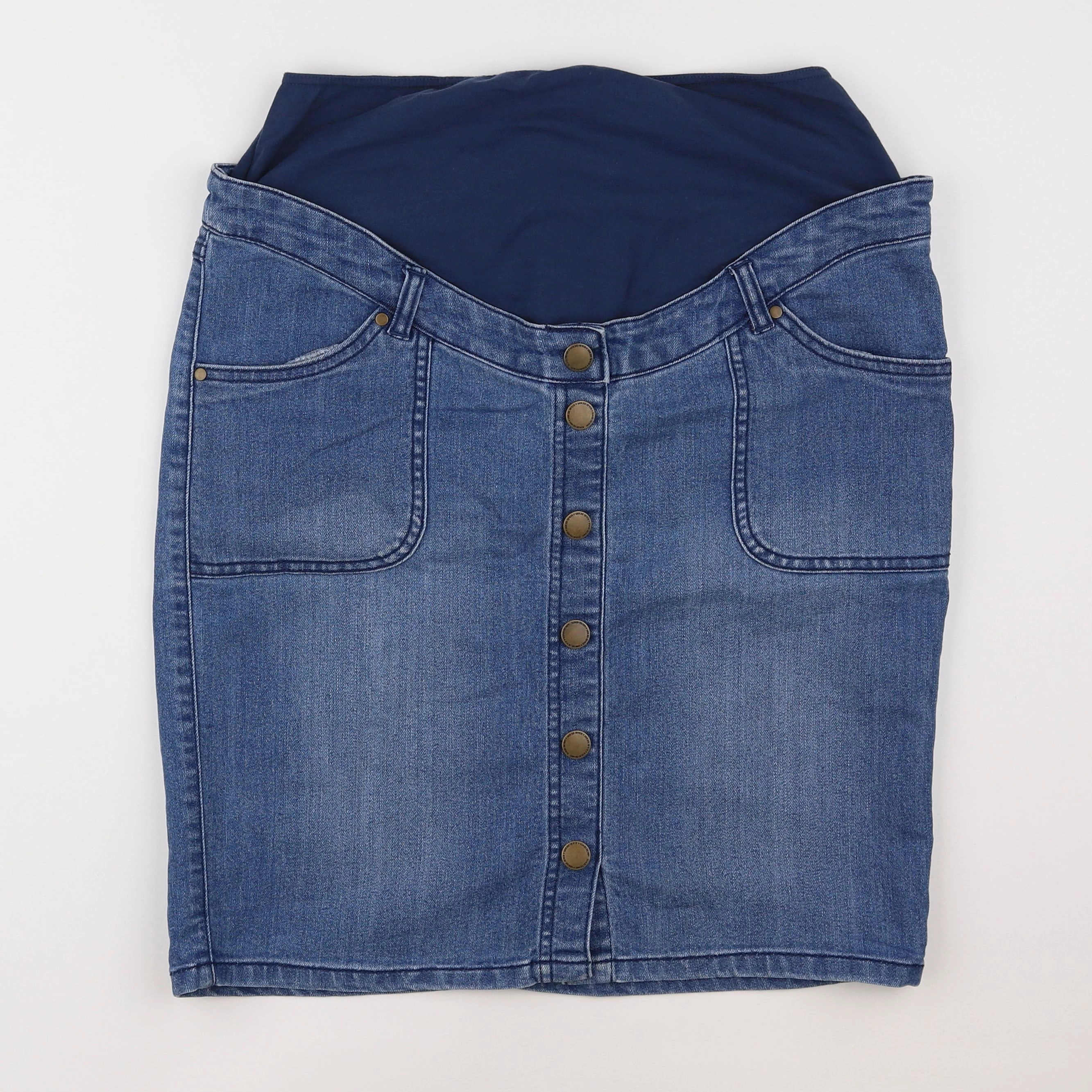 Kiabi - jupe grossesse bleu - 40