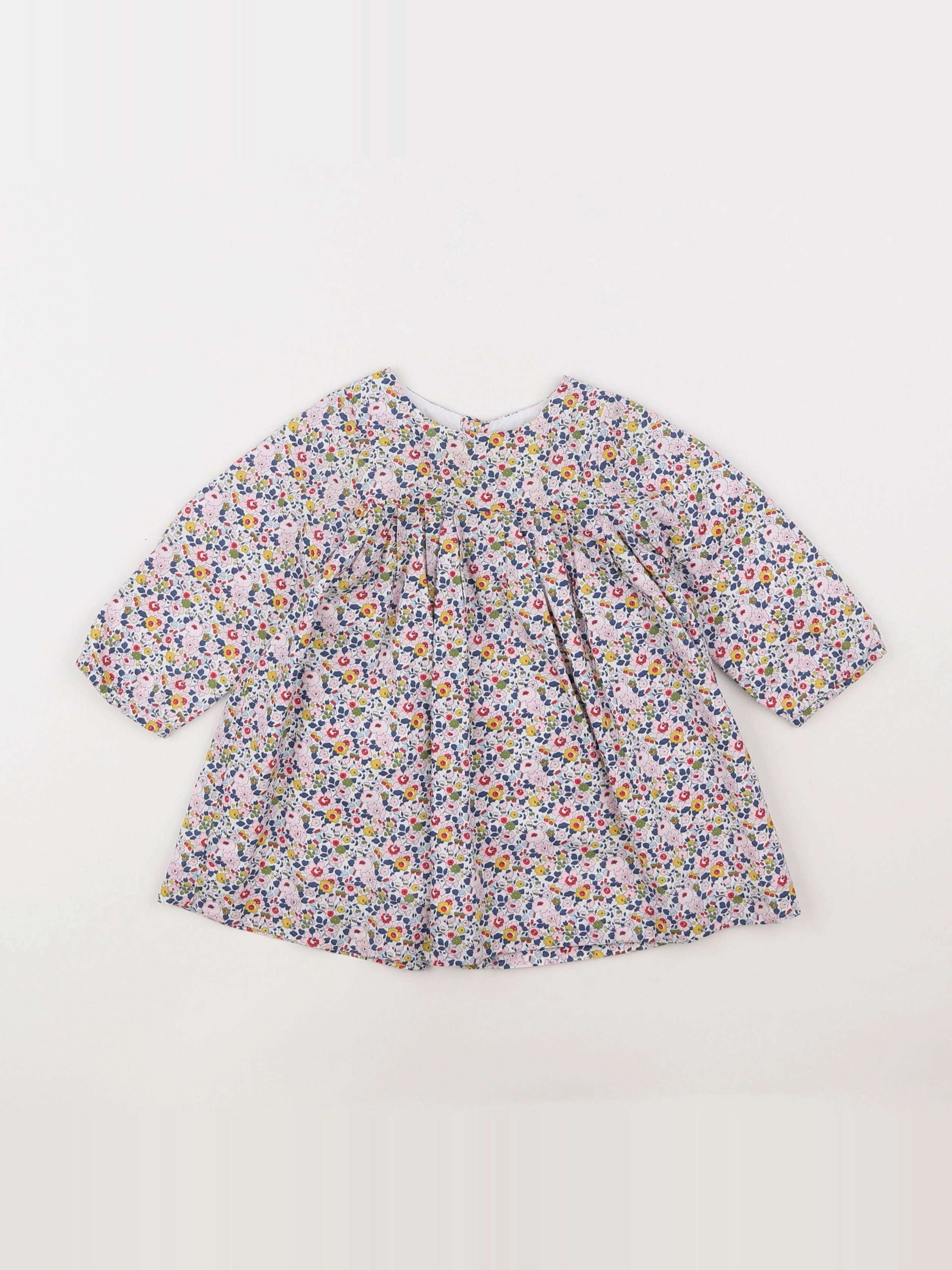 Jacadi - robe liberty multicolore - 12 mois