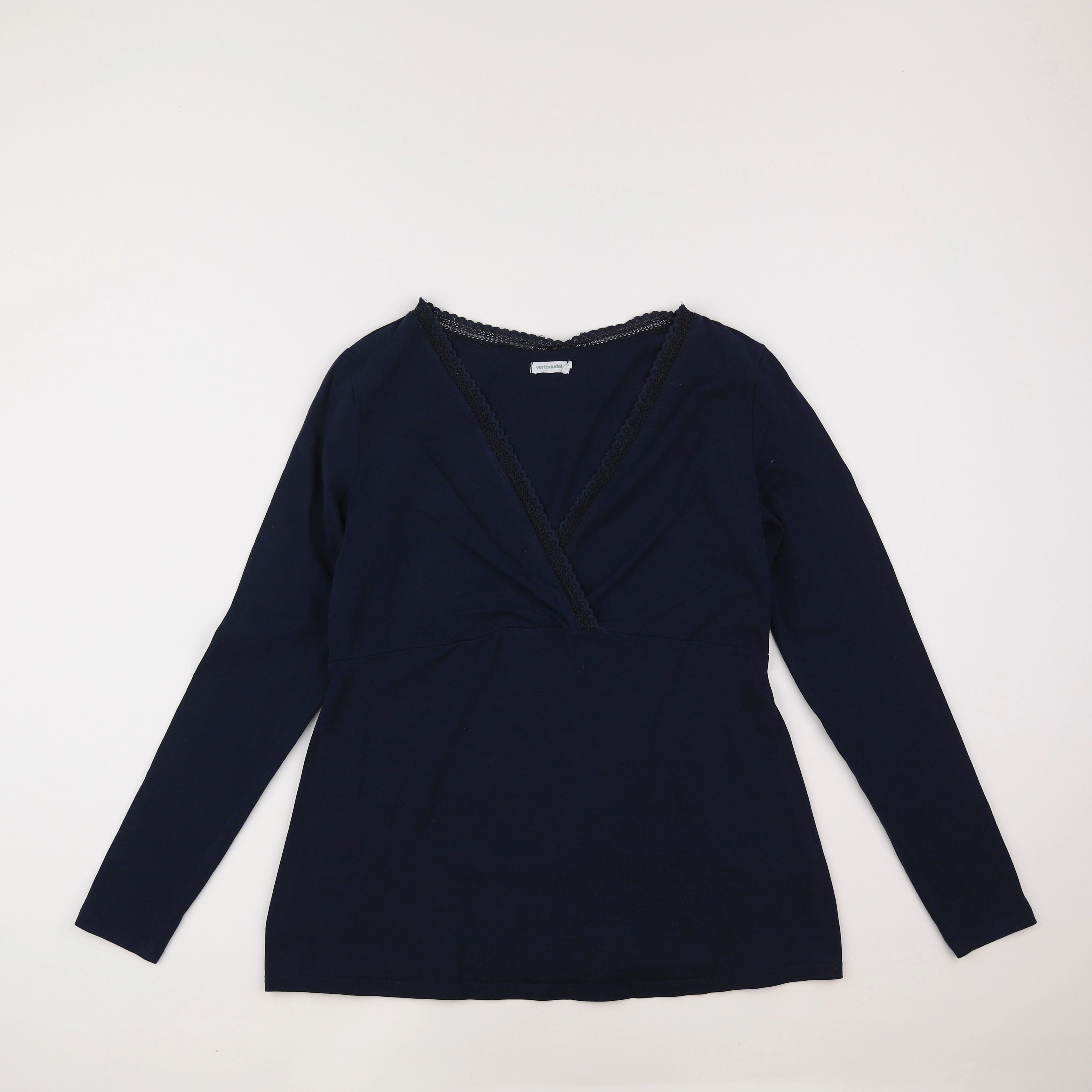 Vertbaudet - tee-shirt grossesse bleu - 42 à 44