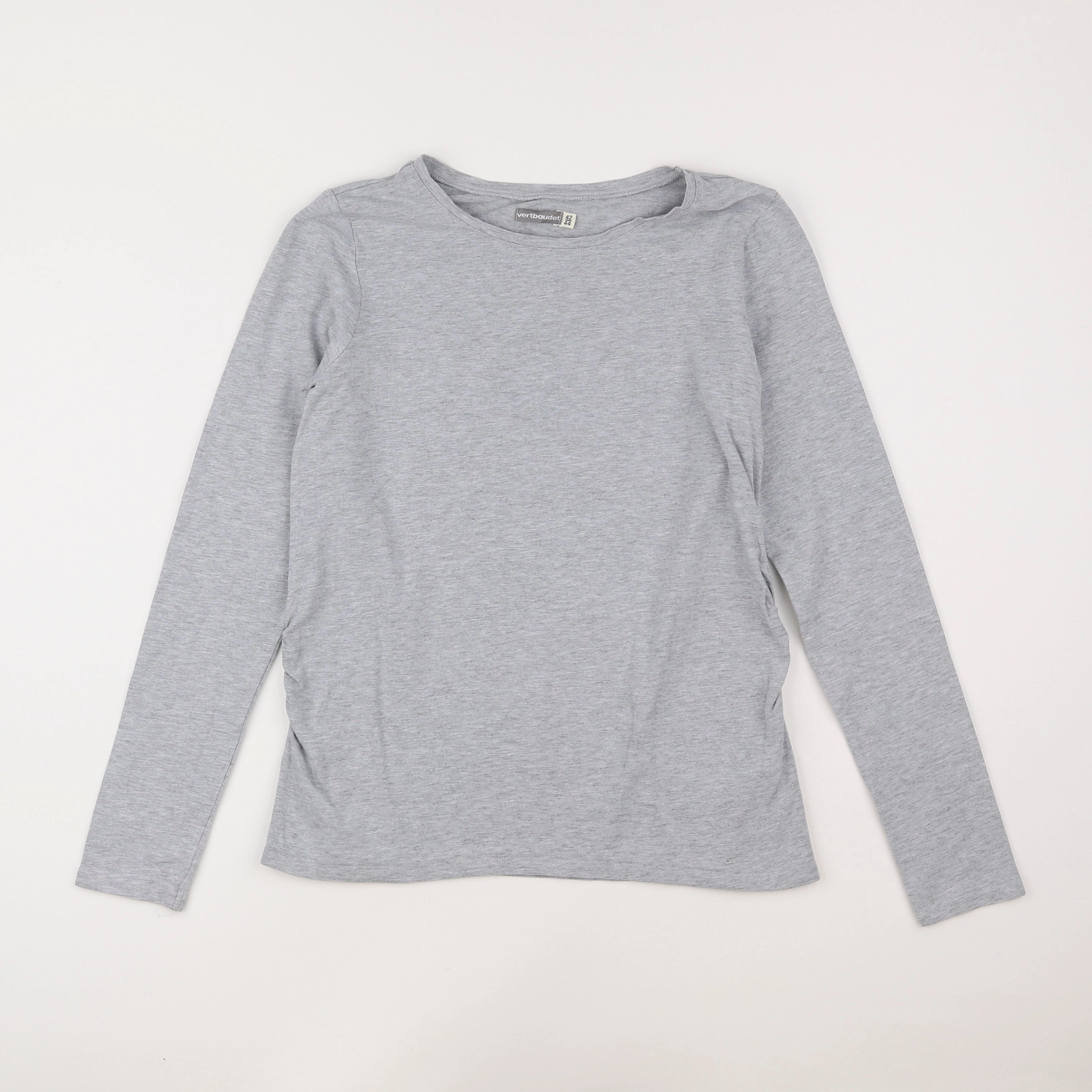 Vertbaudet - tee-shirt grossesse gris - 42 à 44