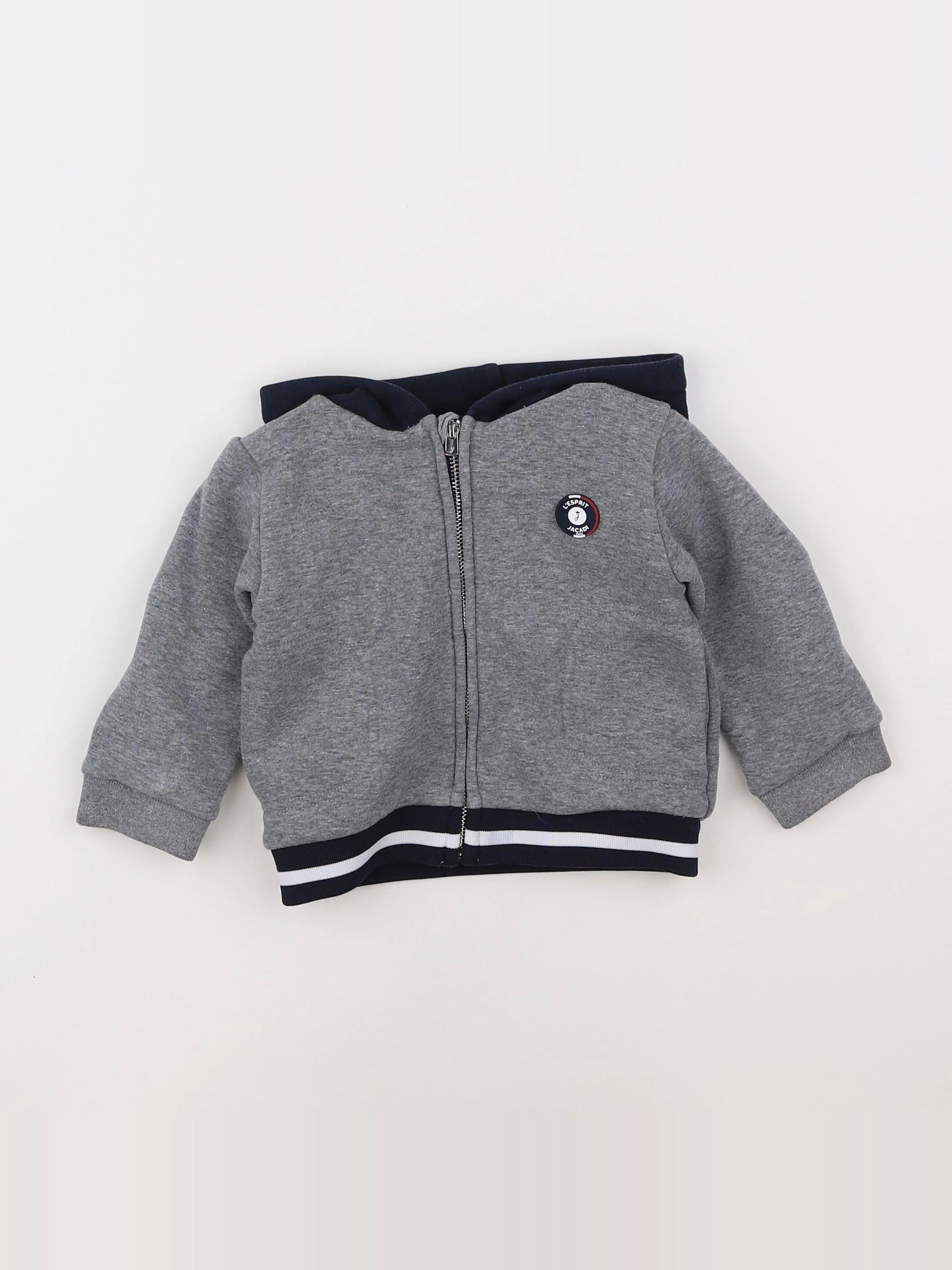 Jacadi - sweat gris - 12 mois