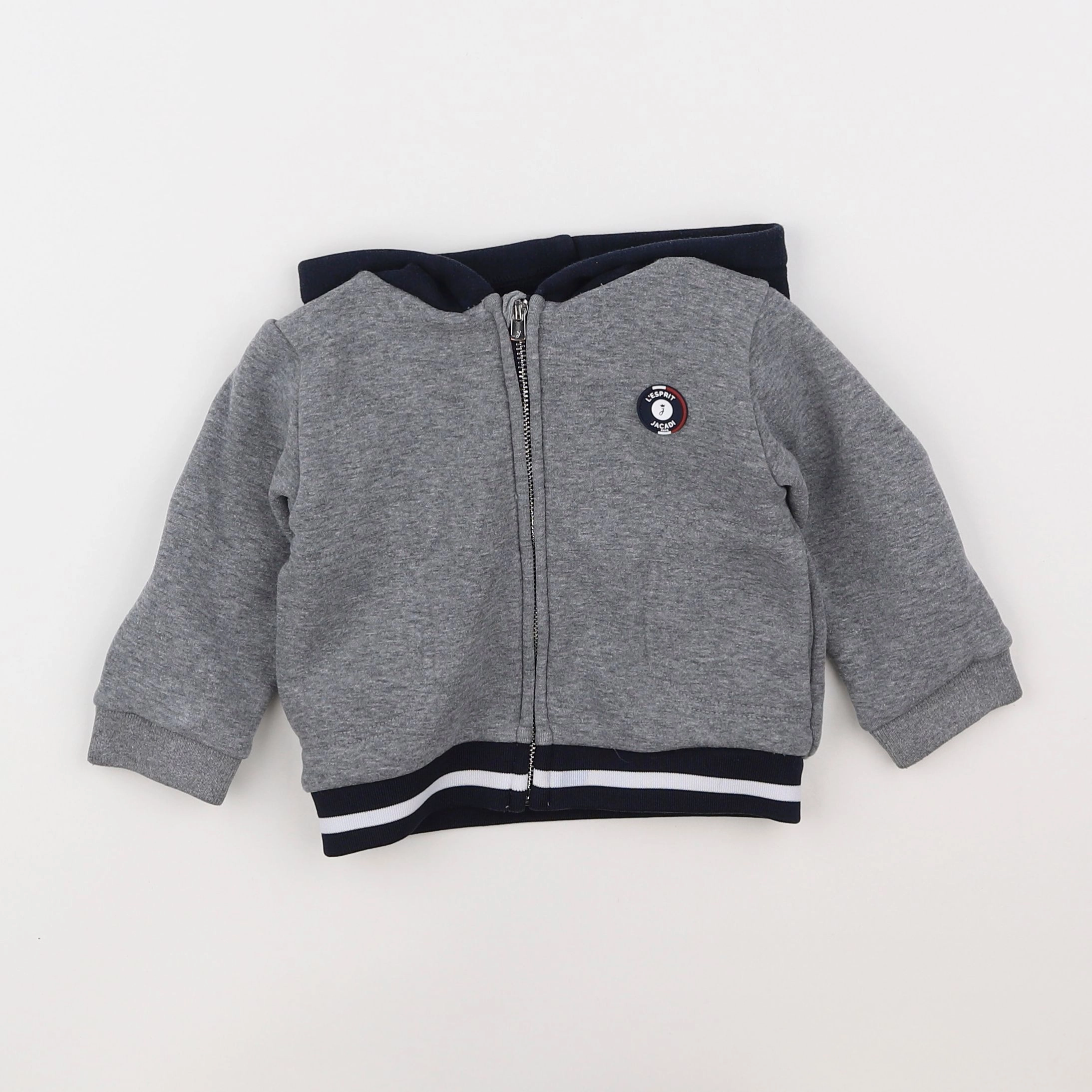 Jacadi - sweat gris - 12 mois