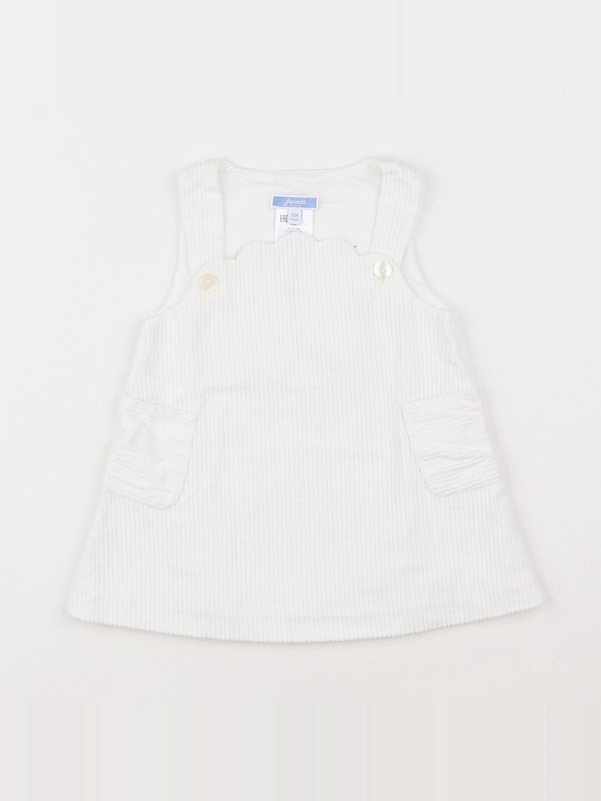 Jacadi - robe blanc - 12 mois