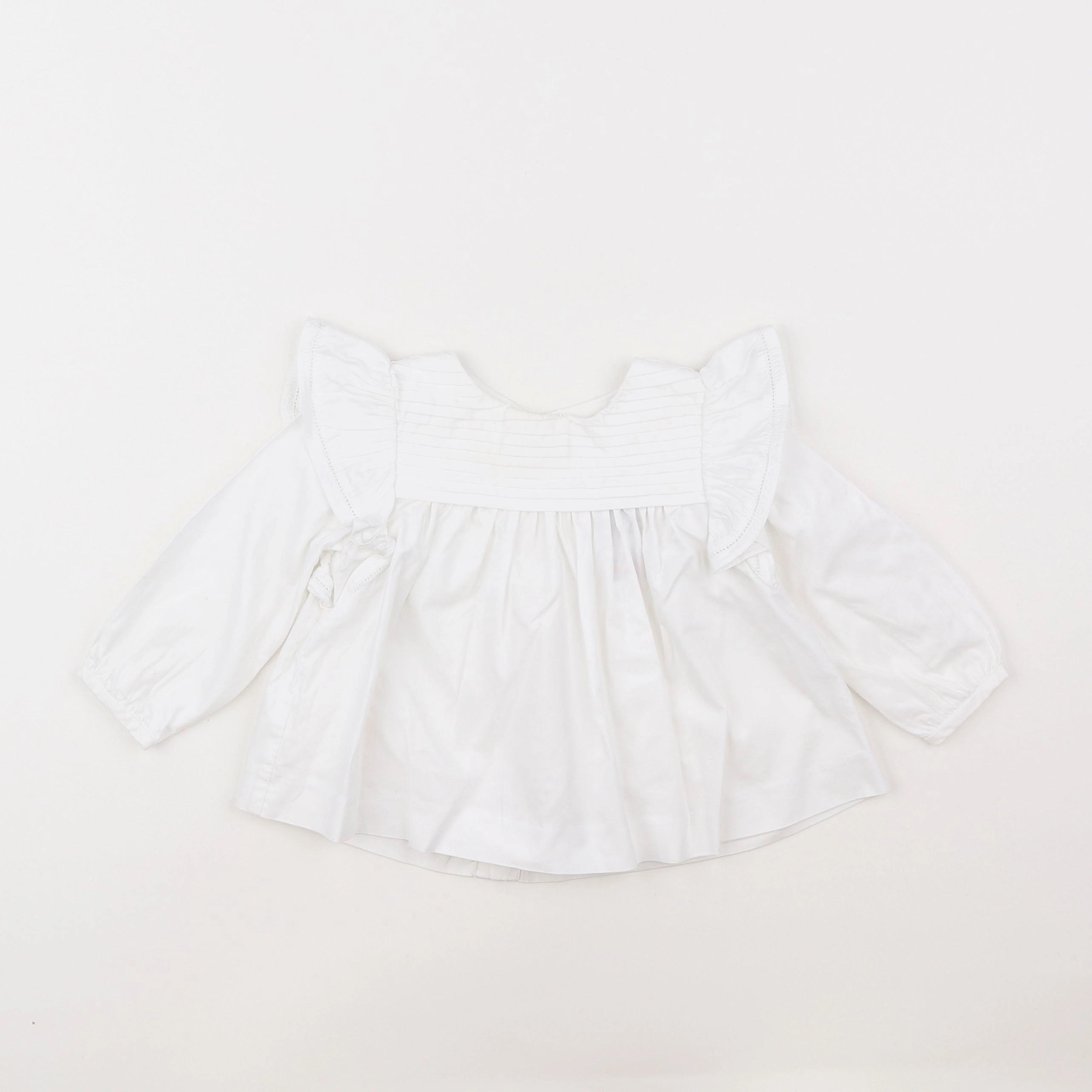 Jacadi - blouse blanc - 12 mois