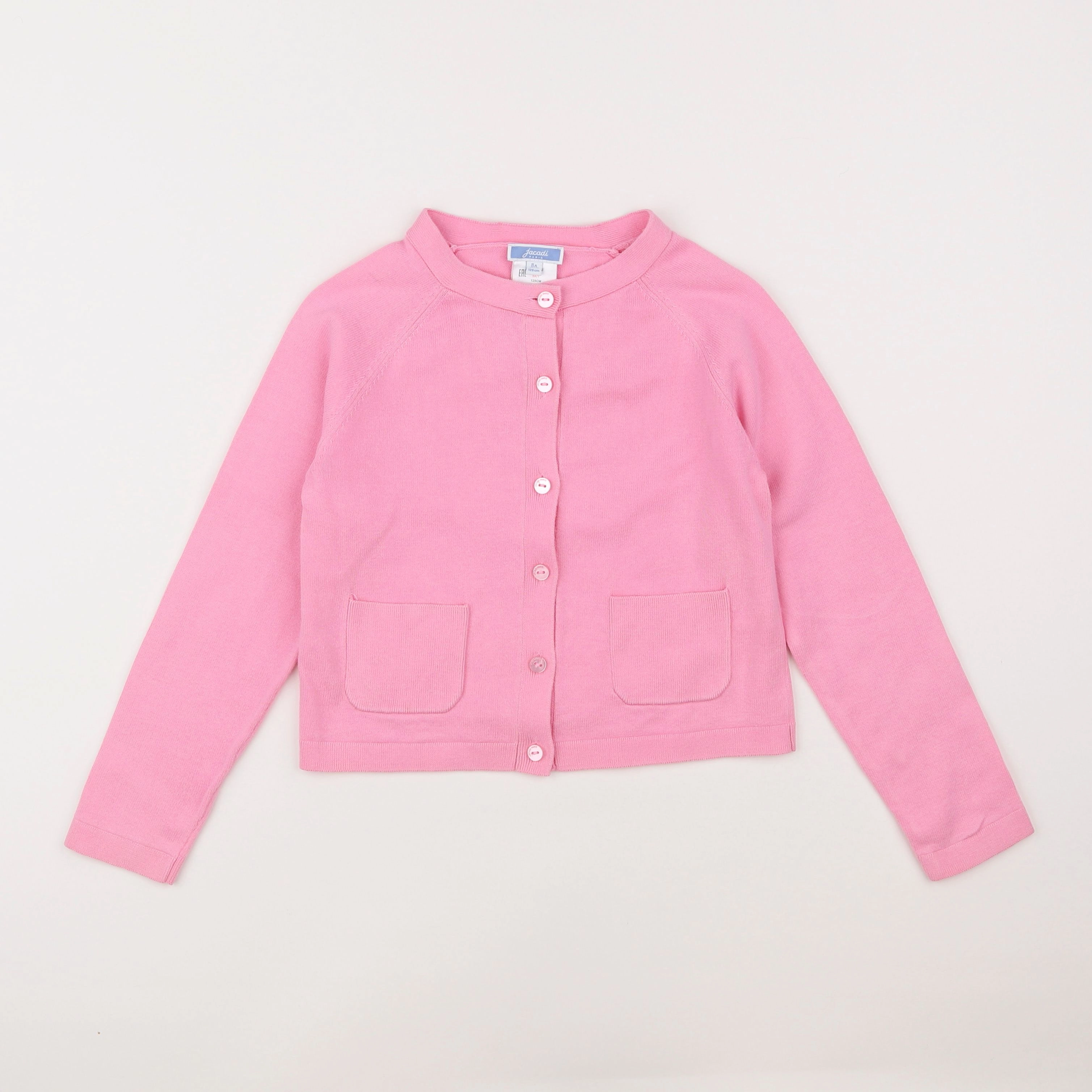 Jacadi - gilet rose - 8 ans