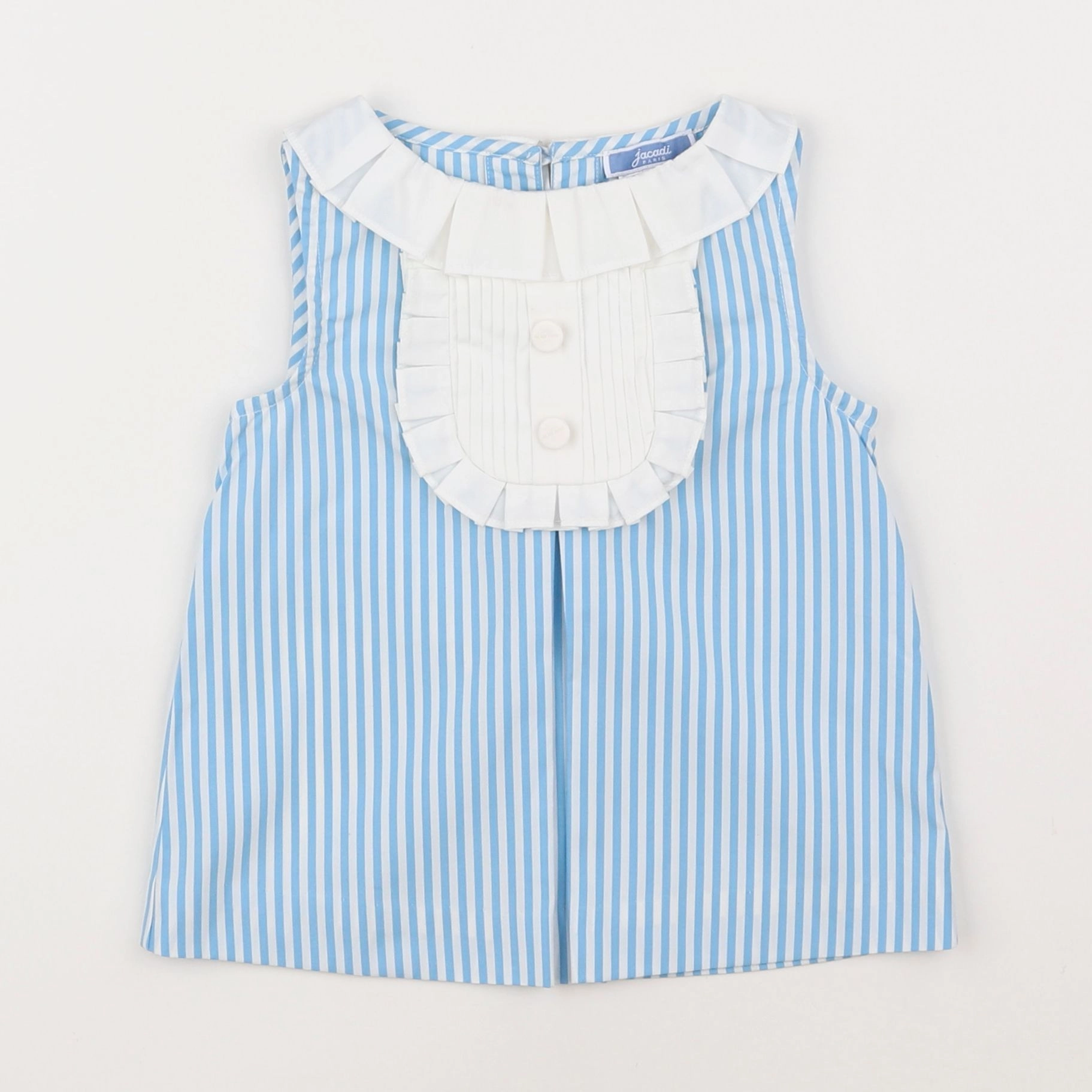 Jacadi - blouse blanc, bleu - 3 ans