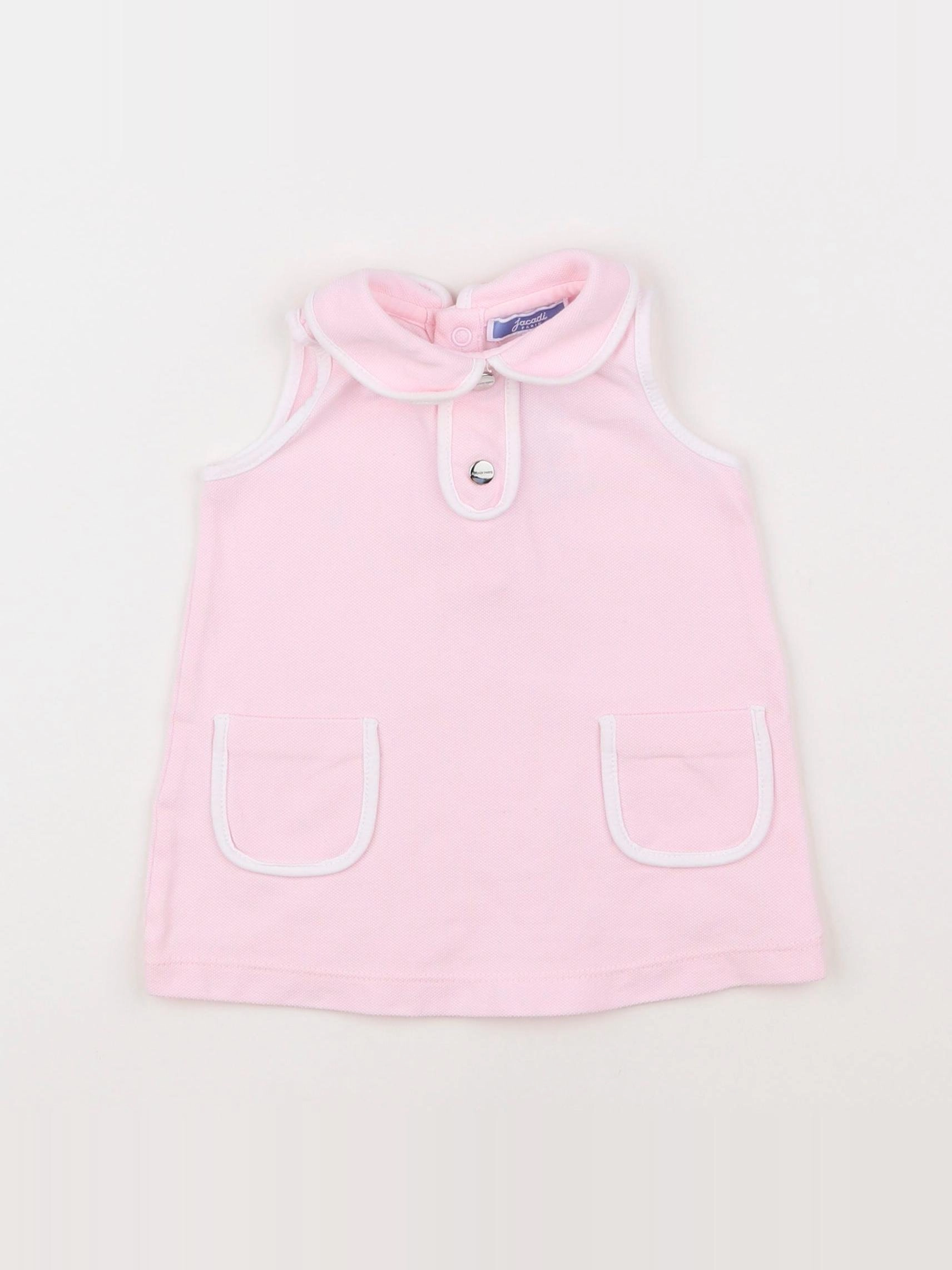 Jacadi - robe rose - 6 mois