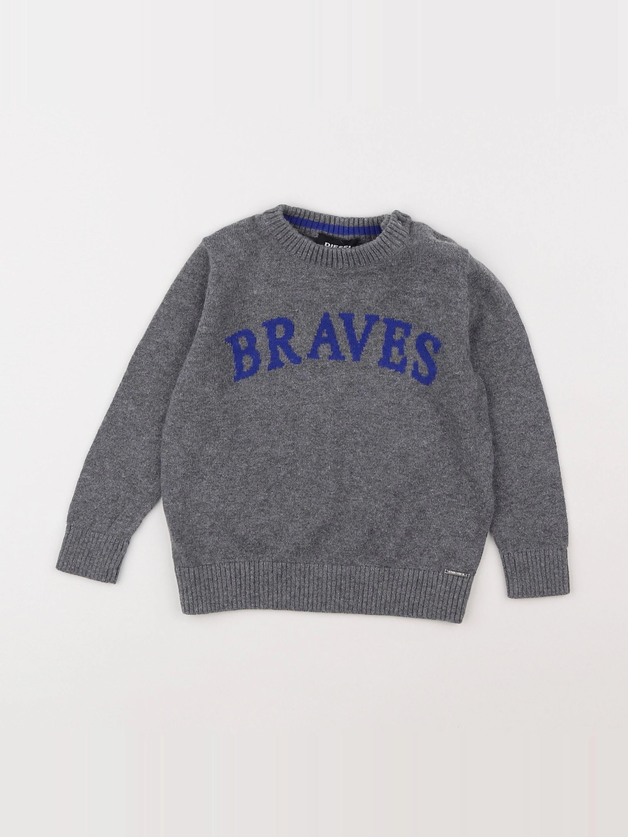 Diesel - pull gris - 12 mois