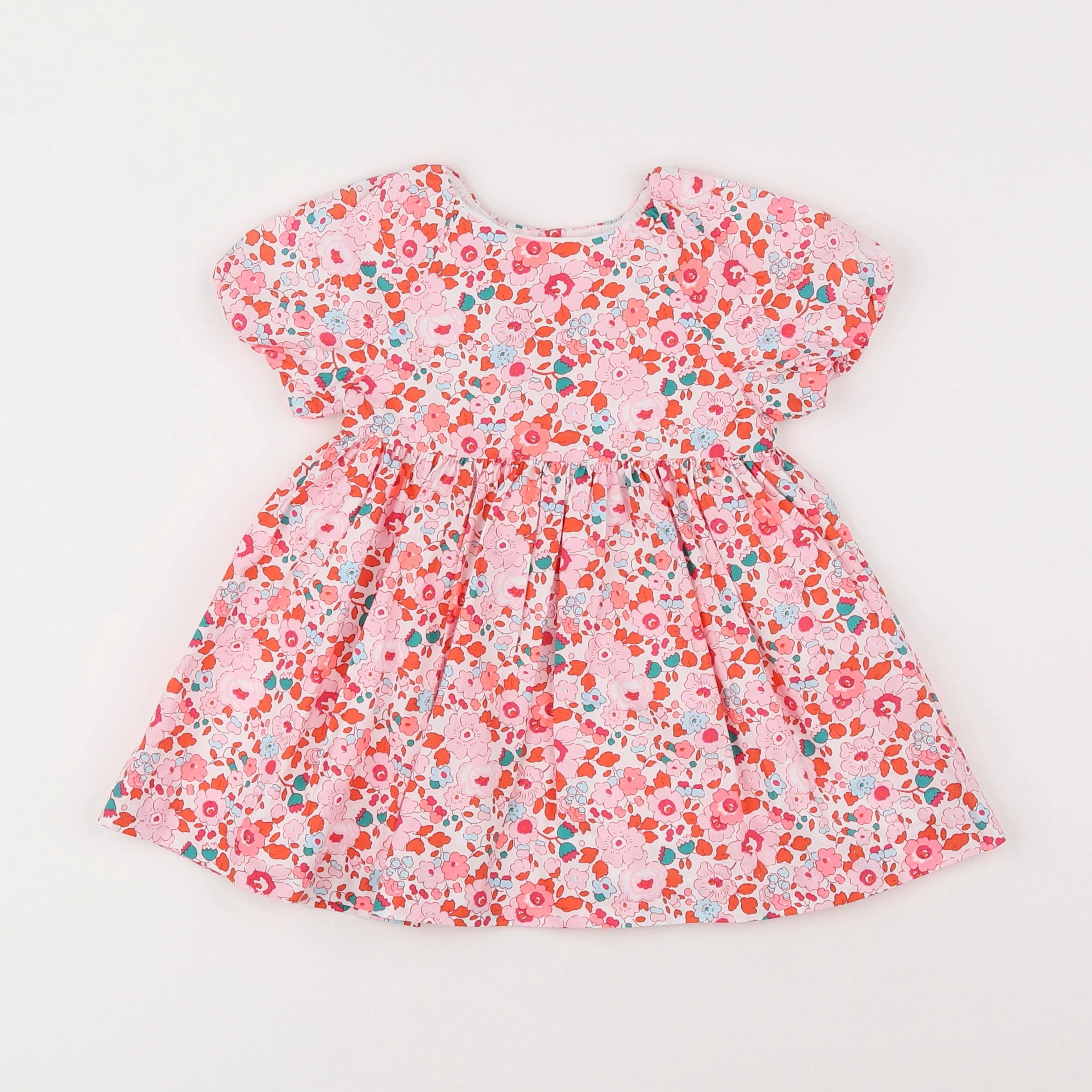 Jacadi - robe liberty multicolore - 12 mois