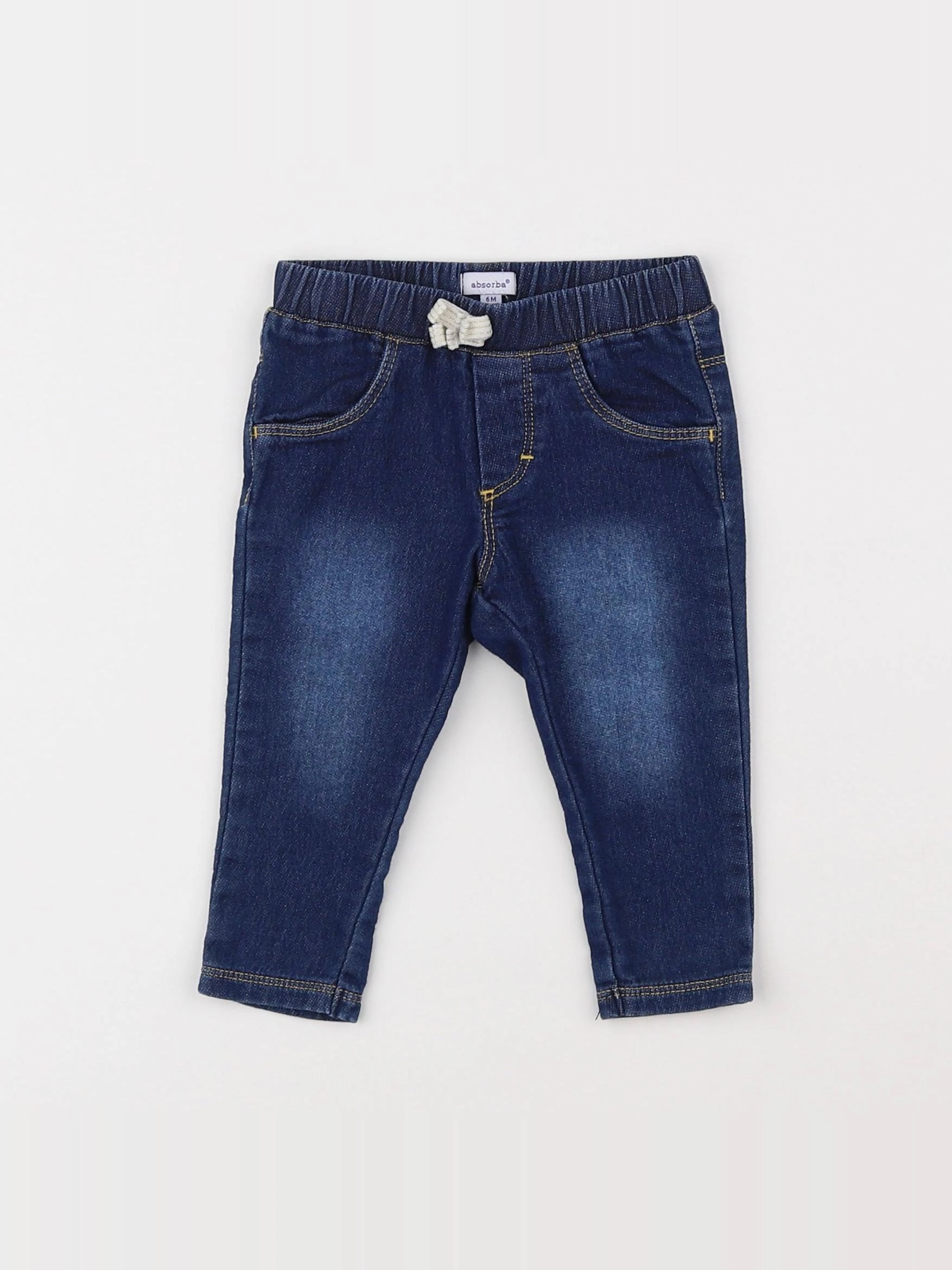 Absorba - jegging bleu - 6 mois