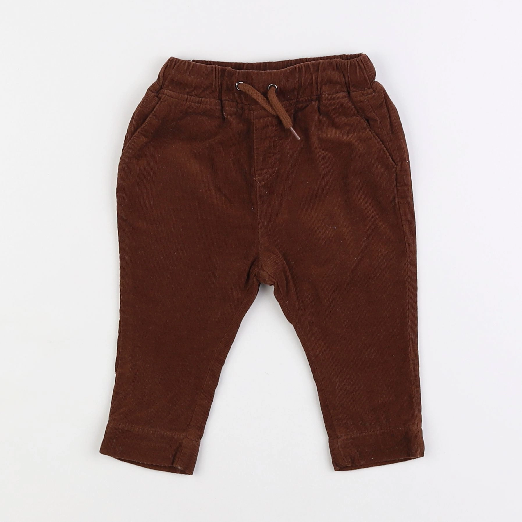 Vertbaudet - sarouel marron - 6 mois