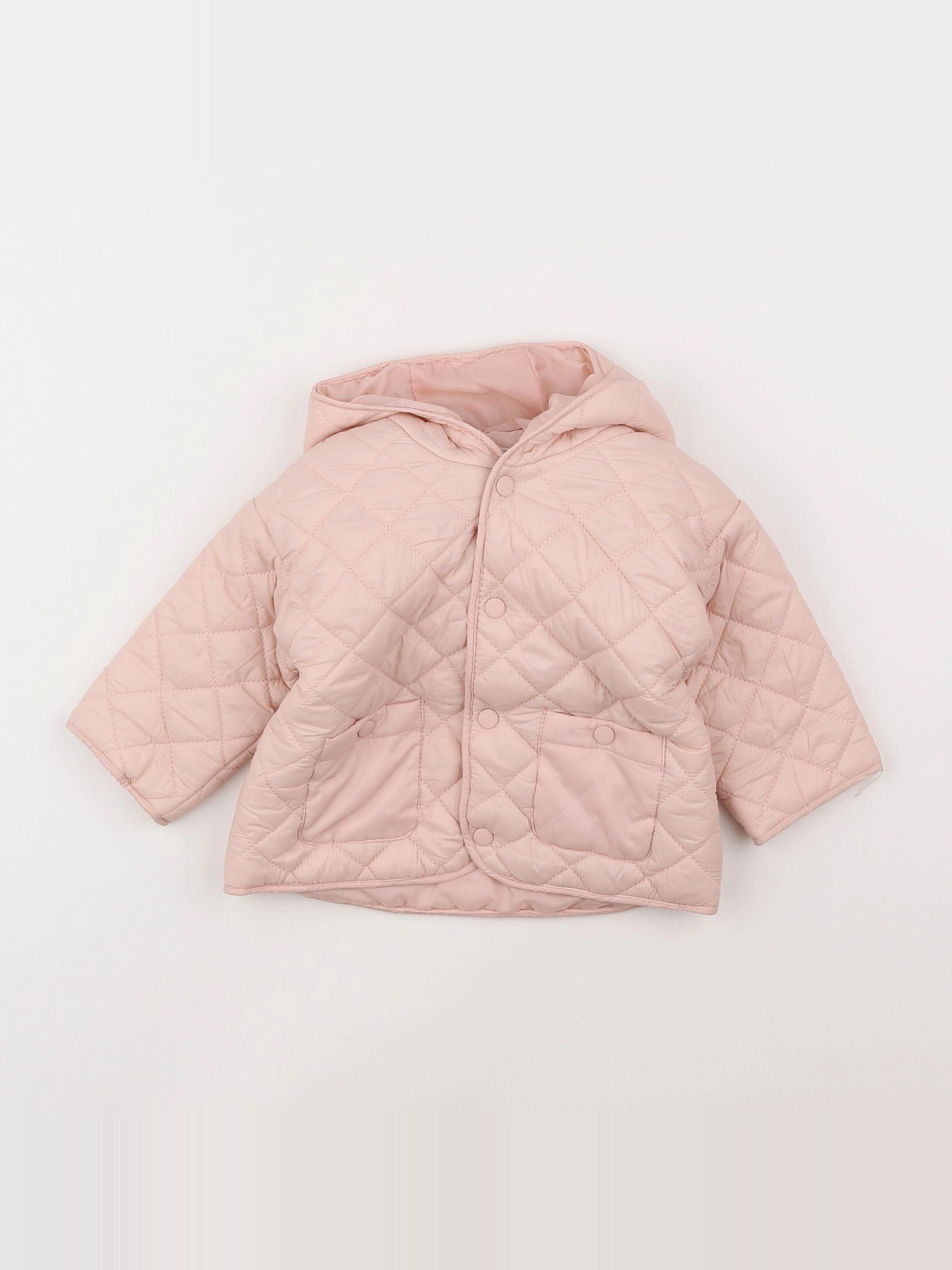 Vertbaudet - imperméable rose - 9 mois
