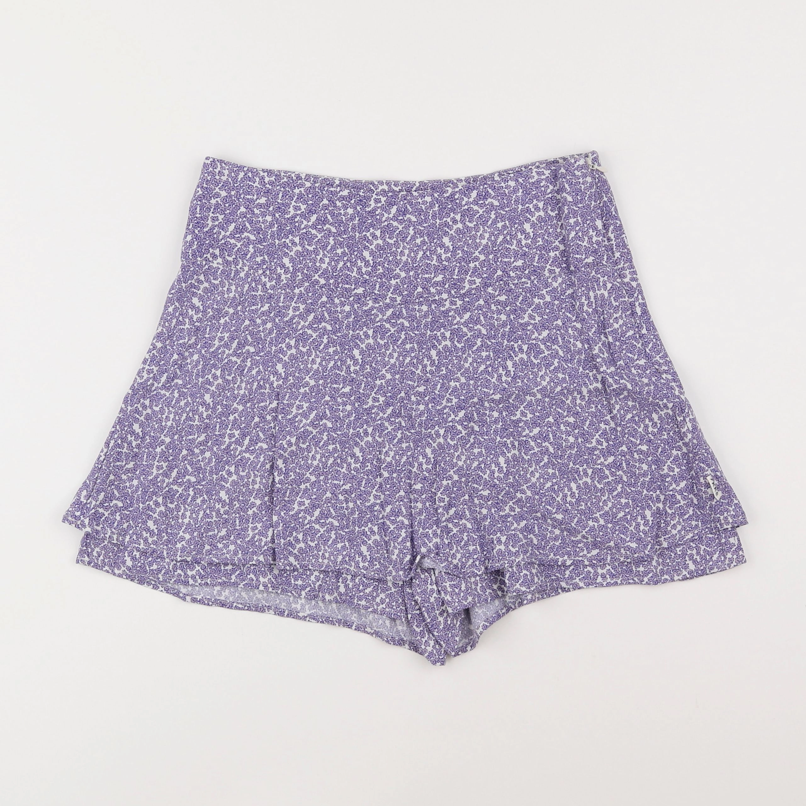 IKKS - jupe short blanc, violet - 12 ans