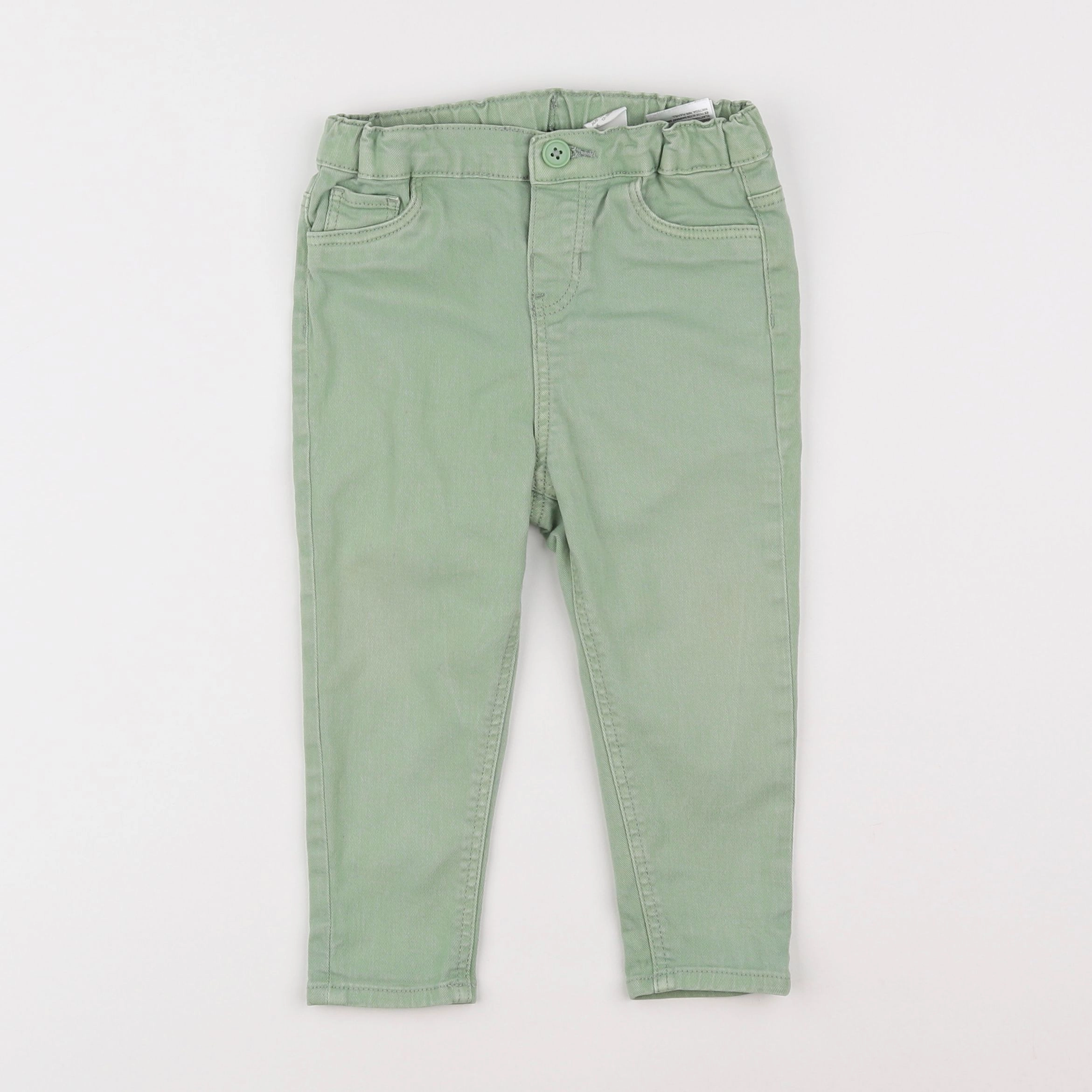 H&M - pantalon vert - 12/18 mois