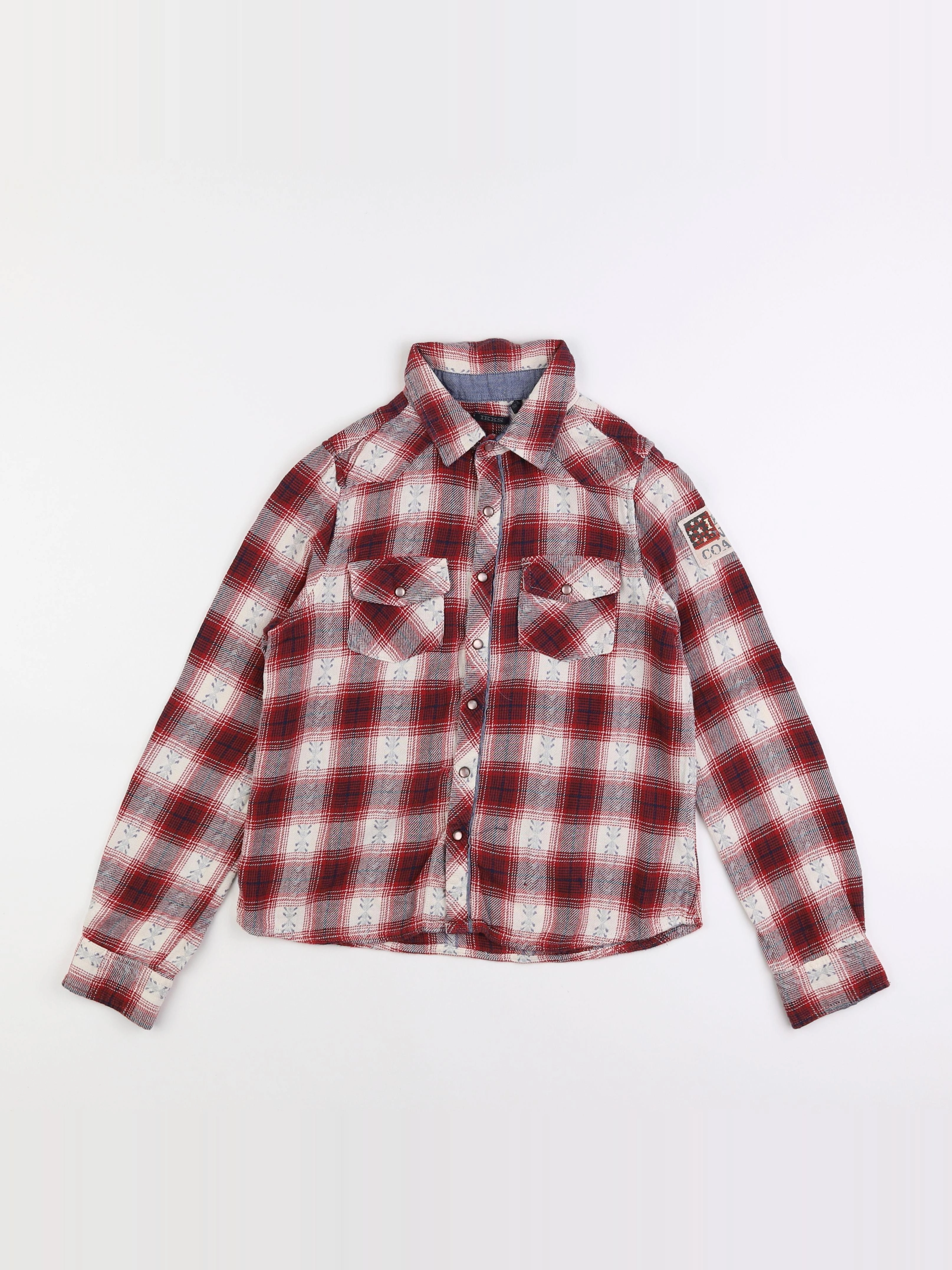 IKKS - chemise rouge - 12 ans