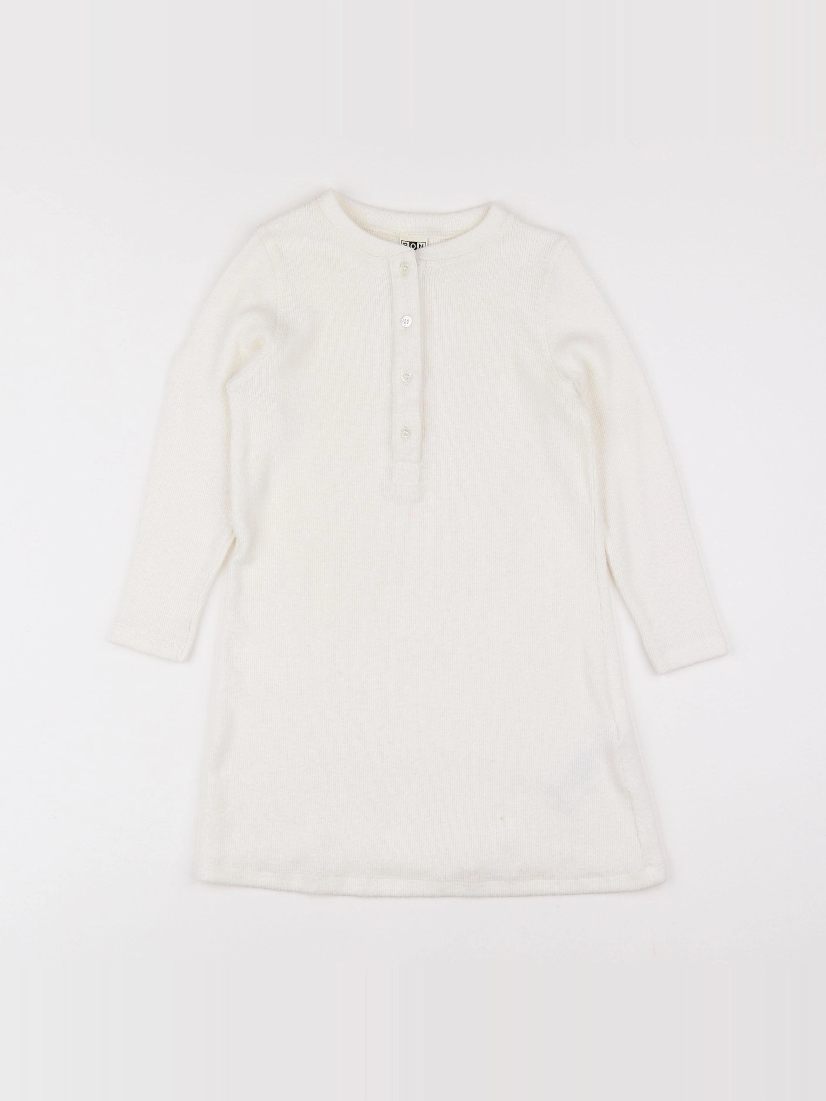 Bonton - robe blanc - 6 ans