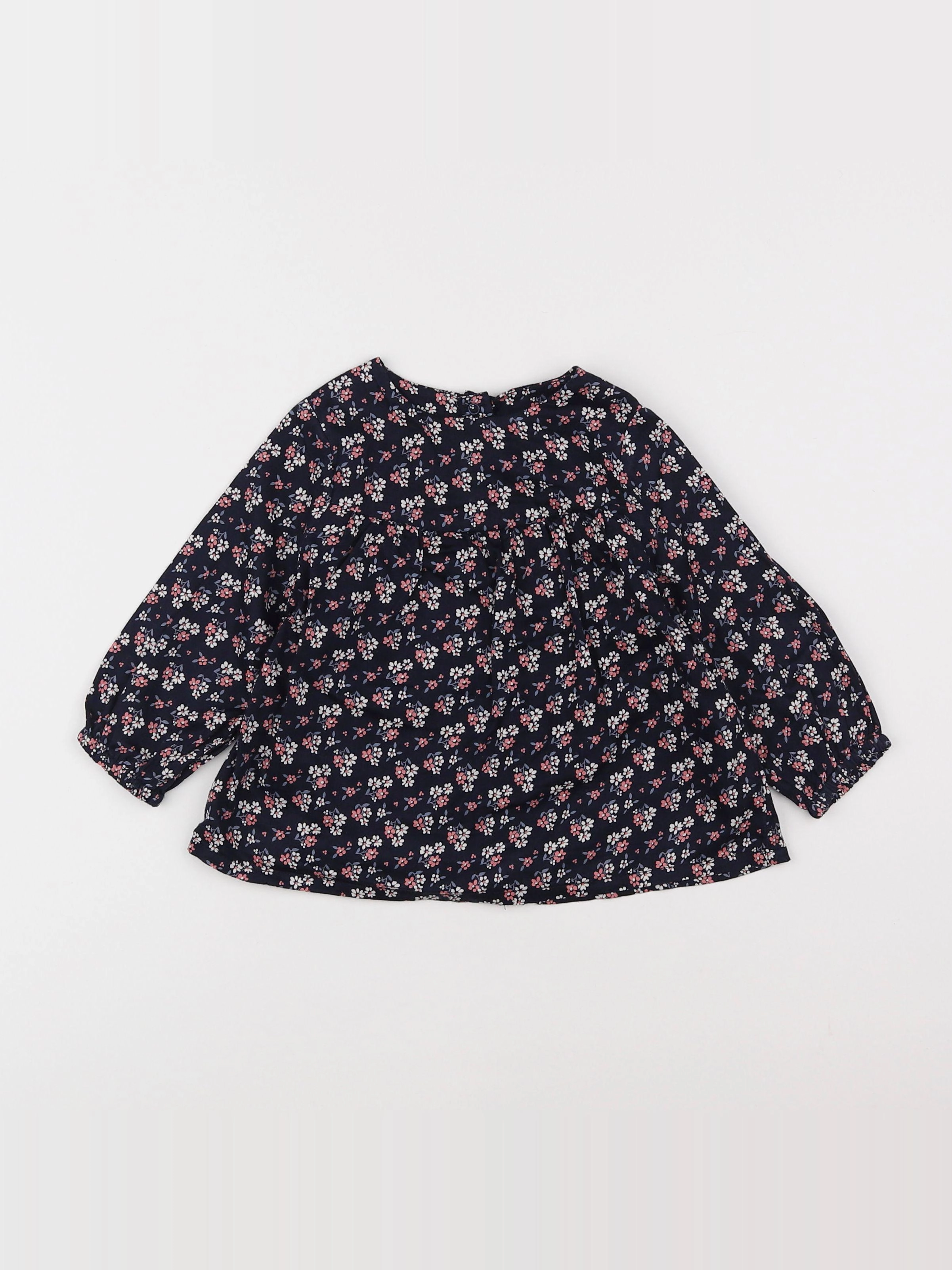Tape à l'oeil - blouse bleu - 12 mois