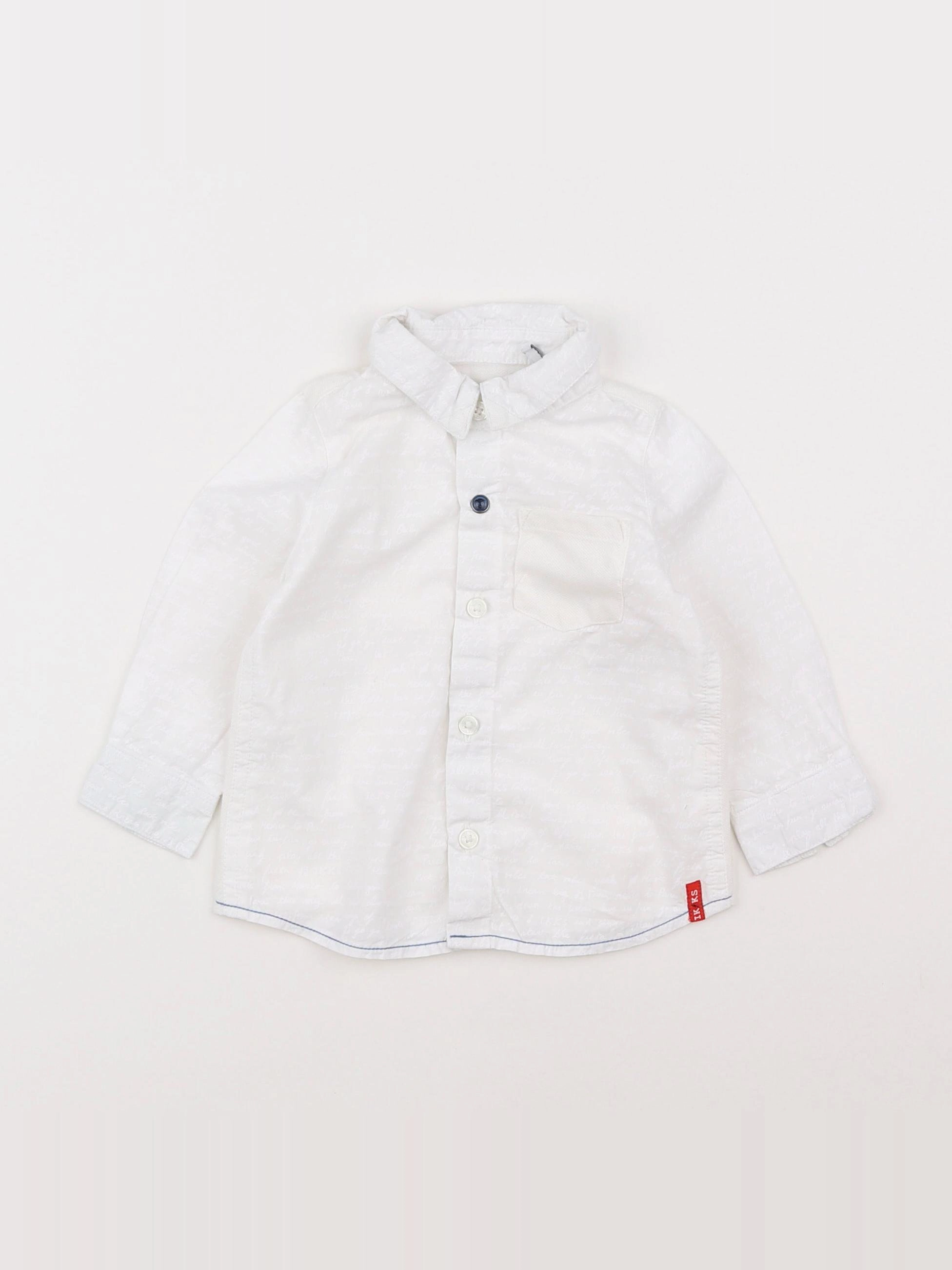 IKKS - chemise blanc - 6 mois