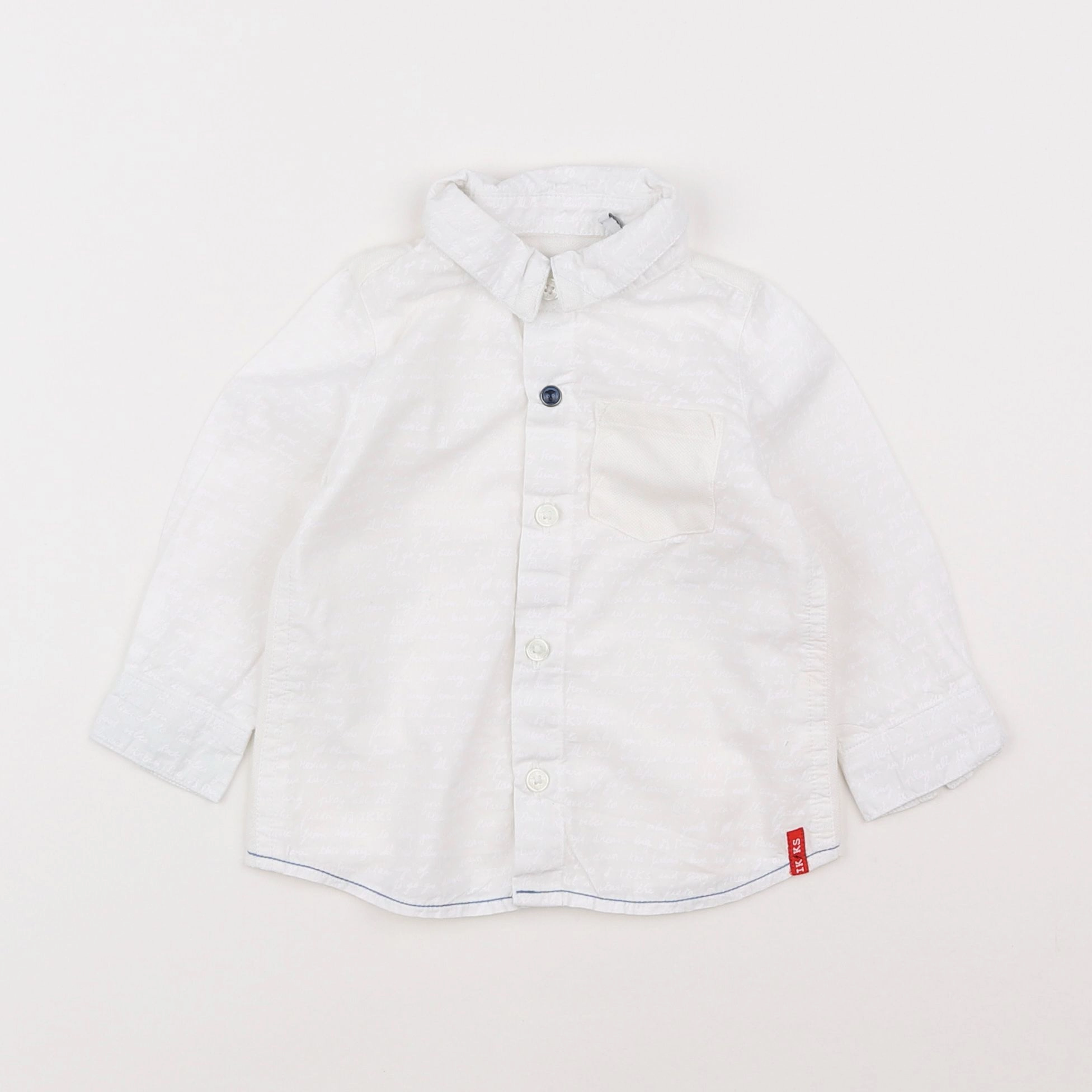 IKKS - chemise blanc - 6 mois