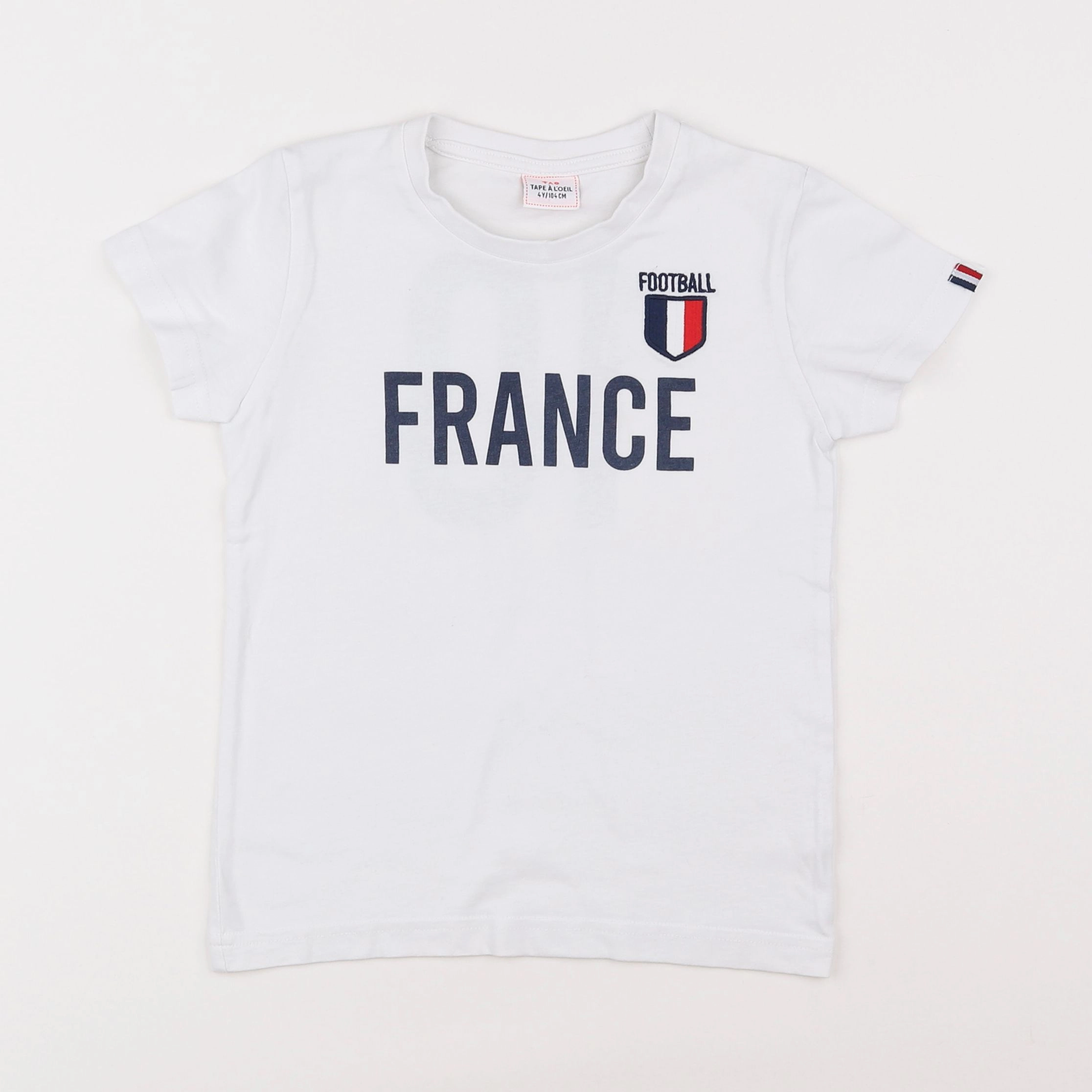 Tape à l'oeil - tee-shirt blanc - 4 ans