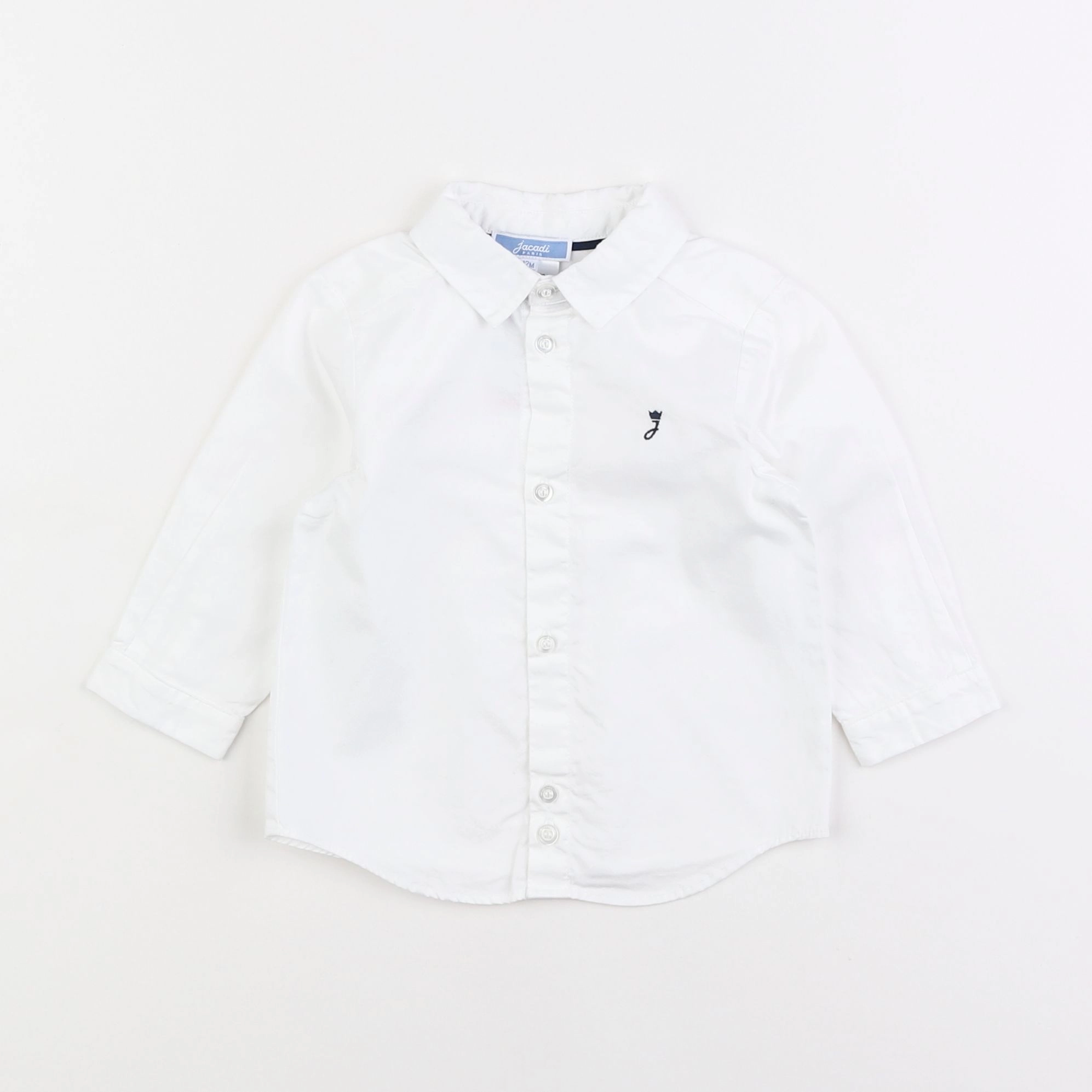 Jacadi - chemise blanc - 12 mois