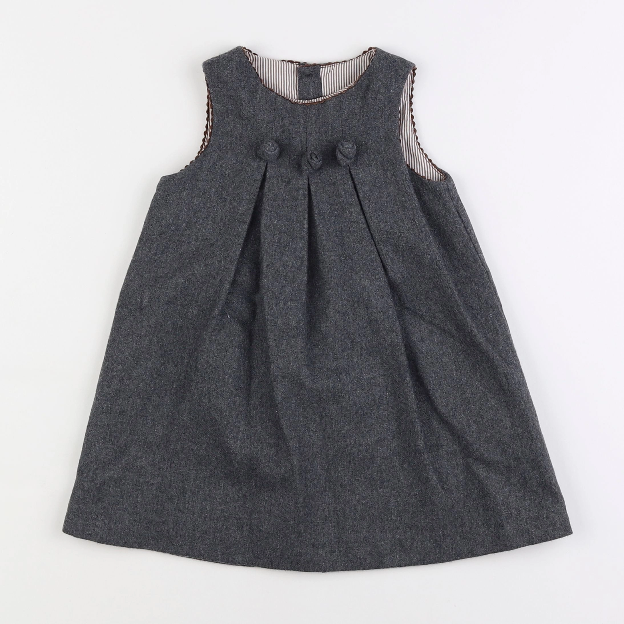 Jacadi - robe gris - 2 ans