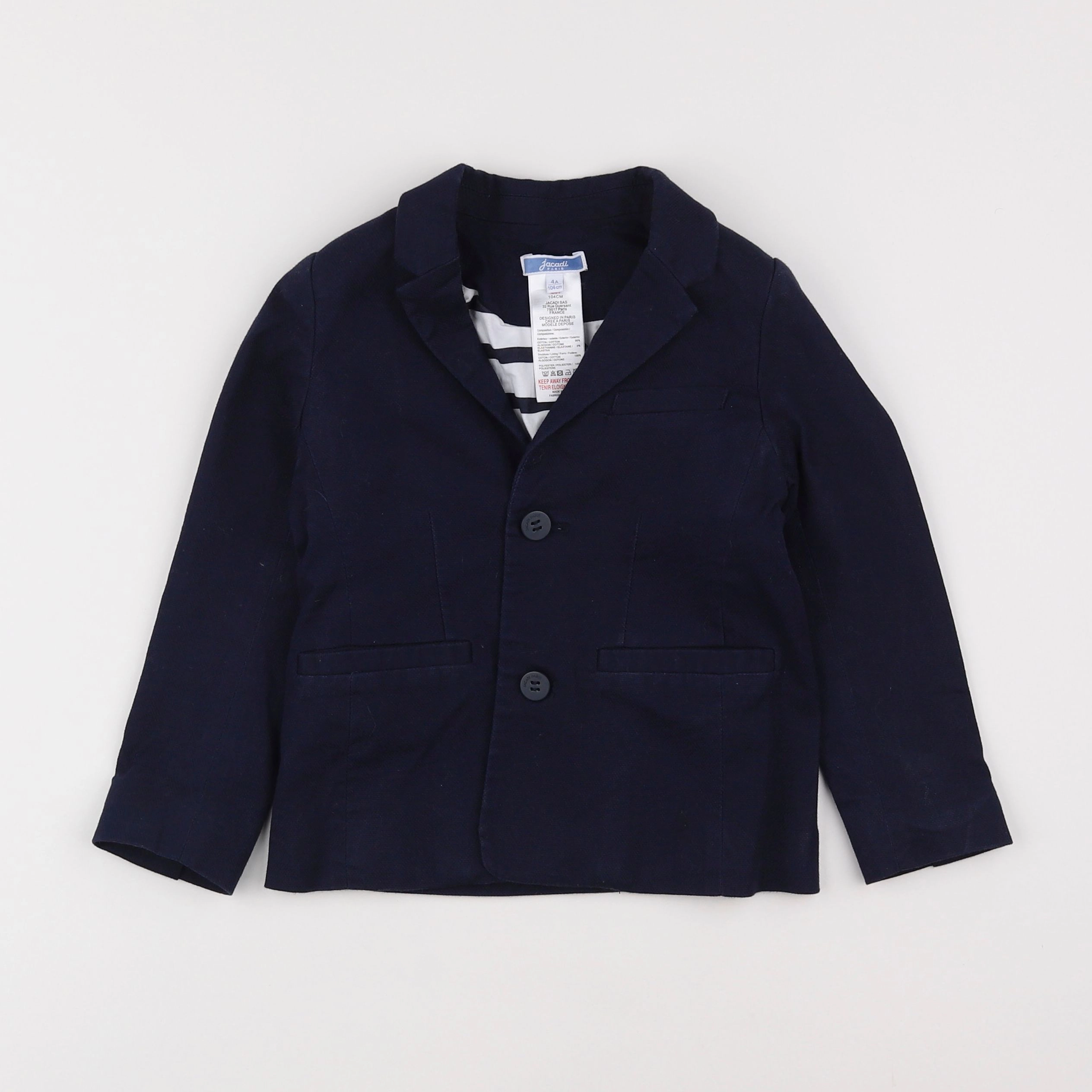 Jacadi - veste bleu - 4 ans