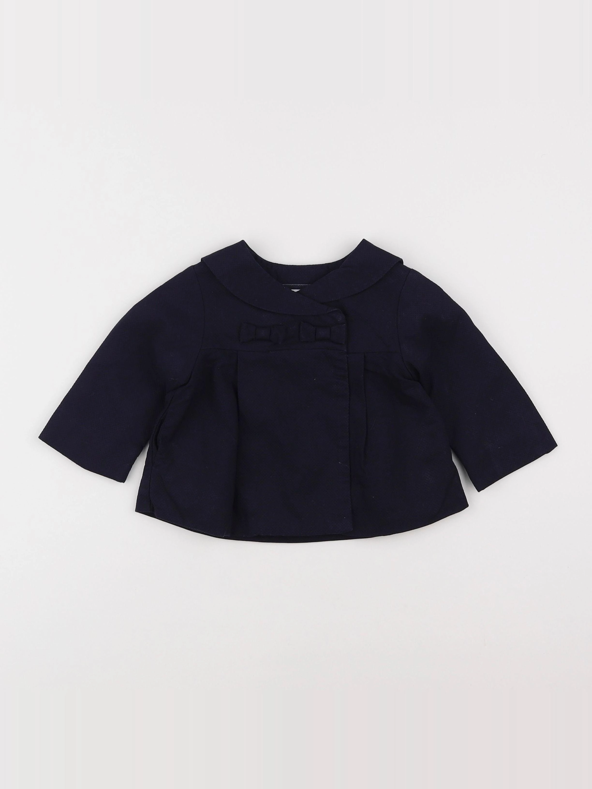 Jacadi - blouse bleu - 6 mois