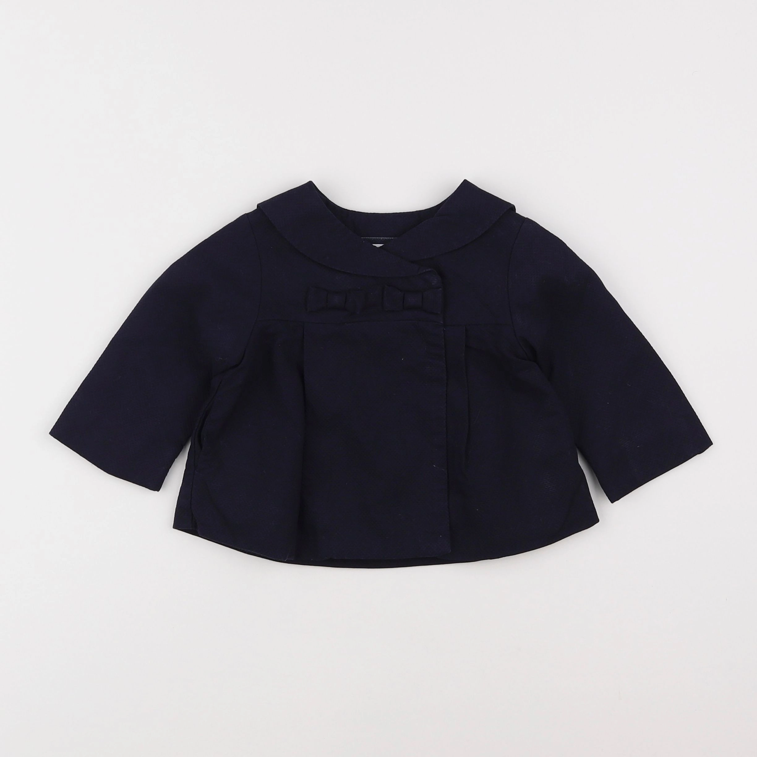 Jacadi - blouse bleu - 6 mois